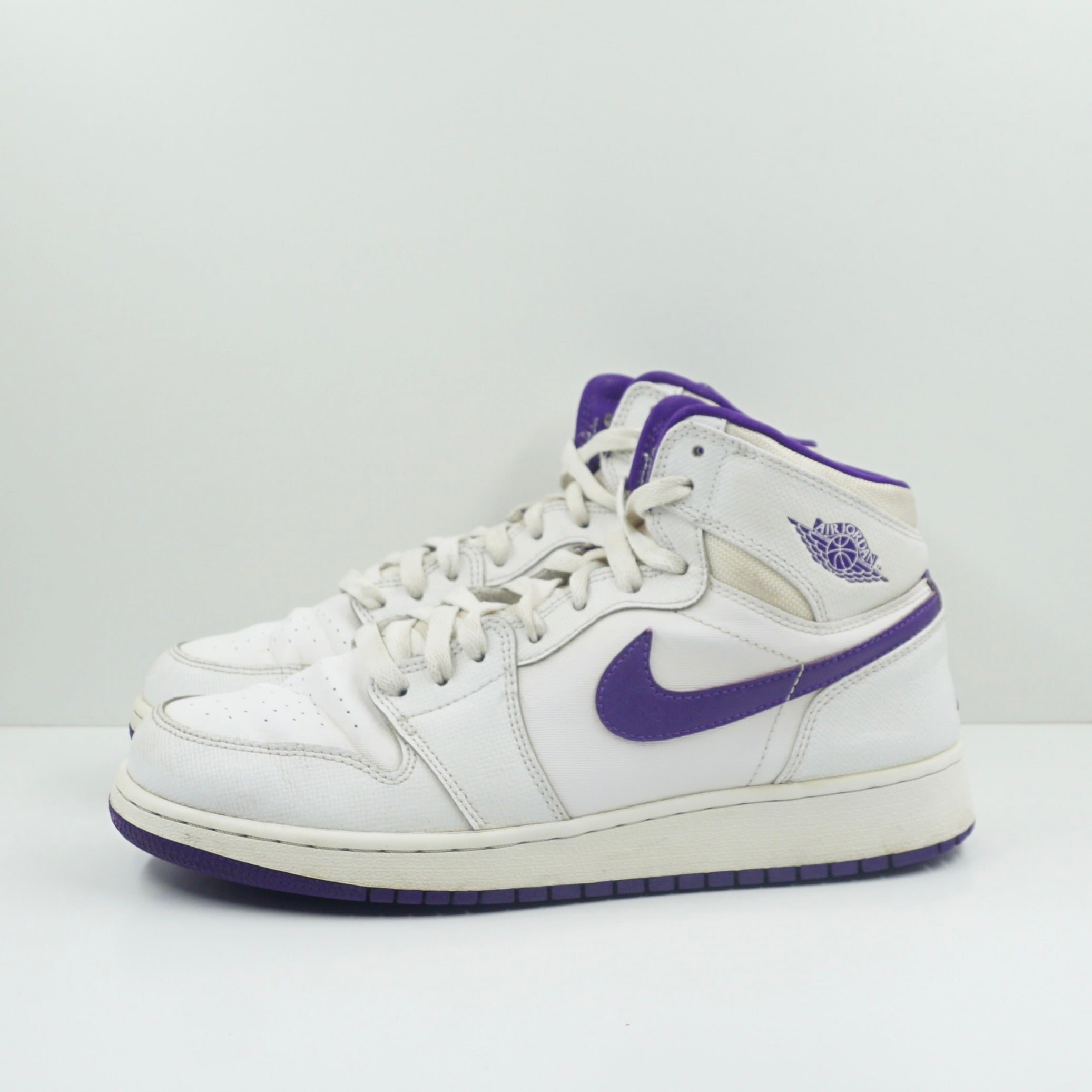 Jordan 1 Retro High GG White Court Purple (GS)