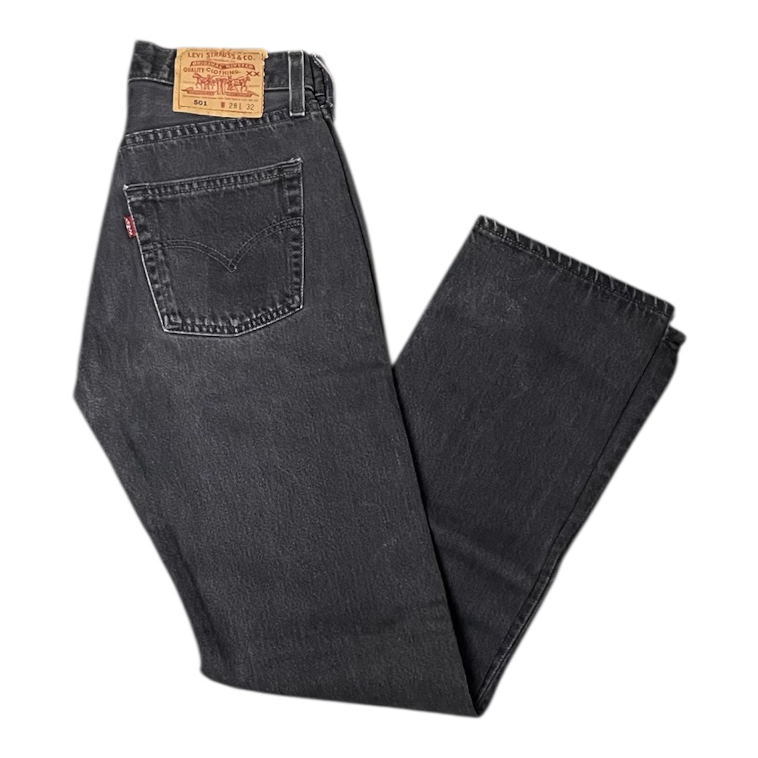 Vintage Levis Grey Black 501 Jeans