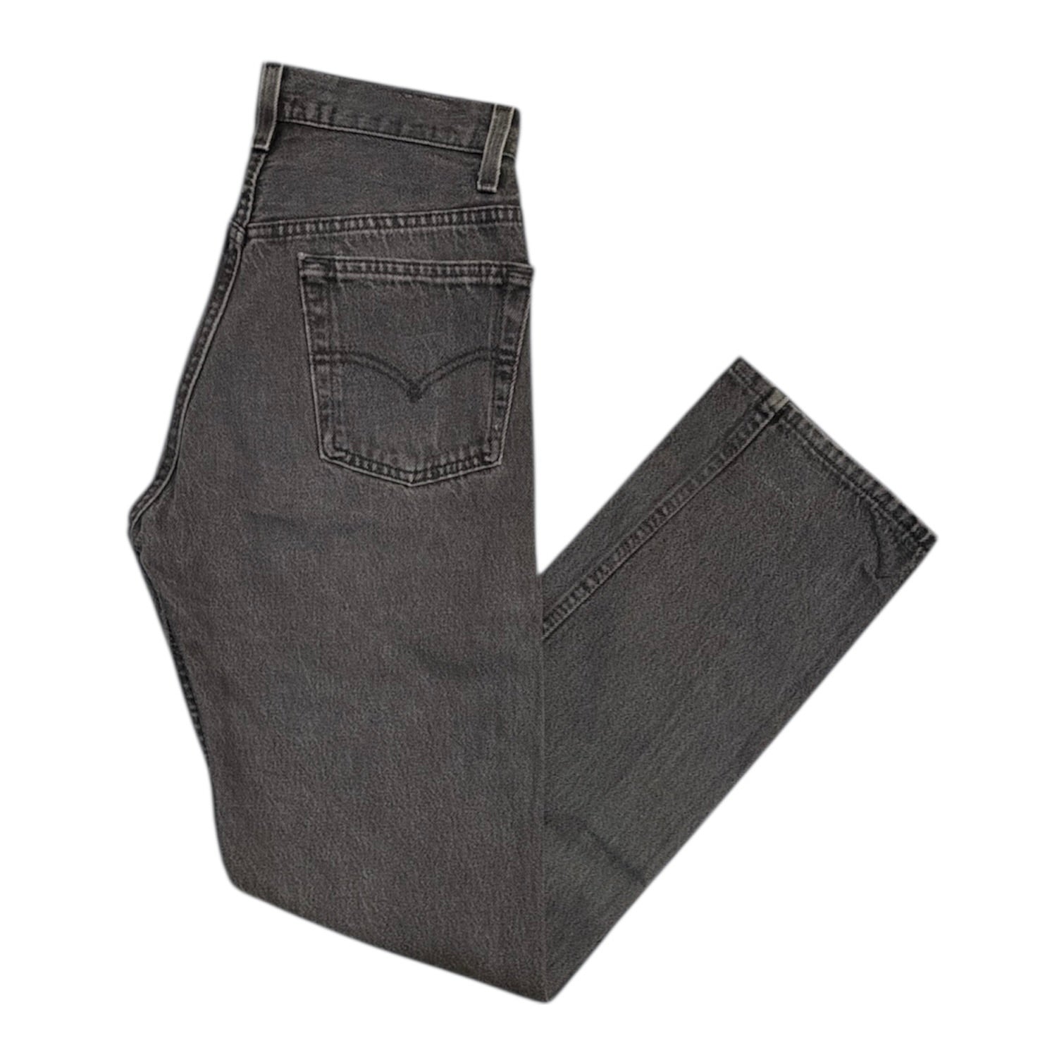 Vintage Levis 501 Dark Grey Jeans (W28/L30)