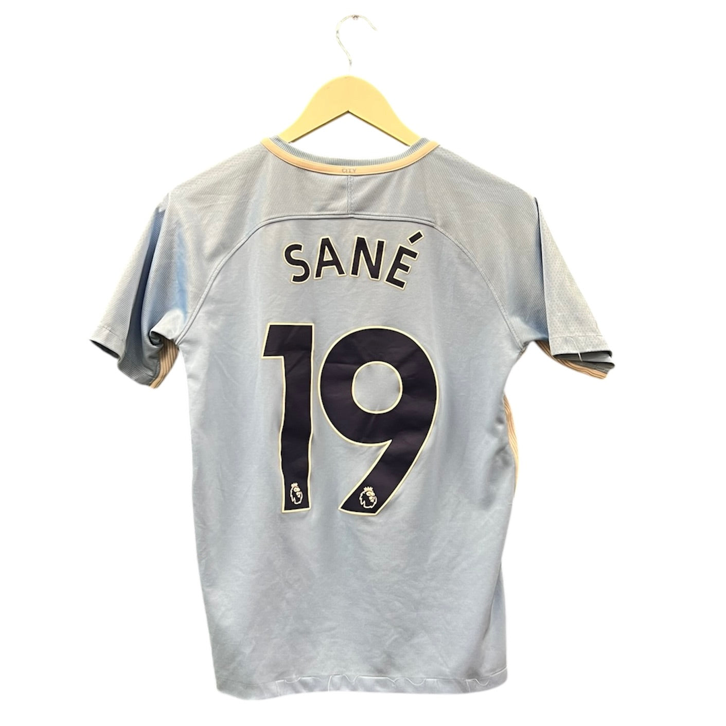 Nike Manchester City 2017/2018 Sané #19 Home Football Jersey (Youth)