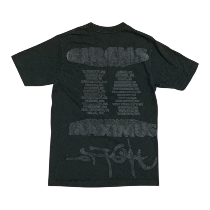 Cactus Jack by Travis Scott Green Hyena Tour Black Tshirt