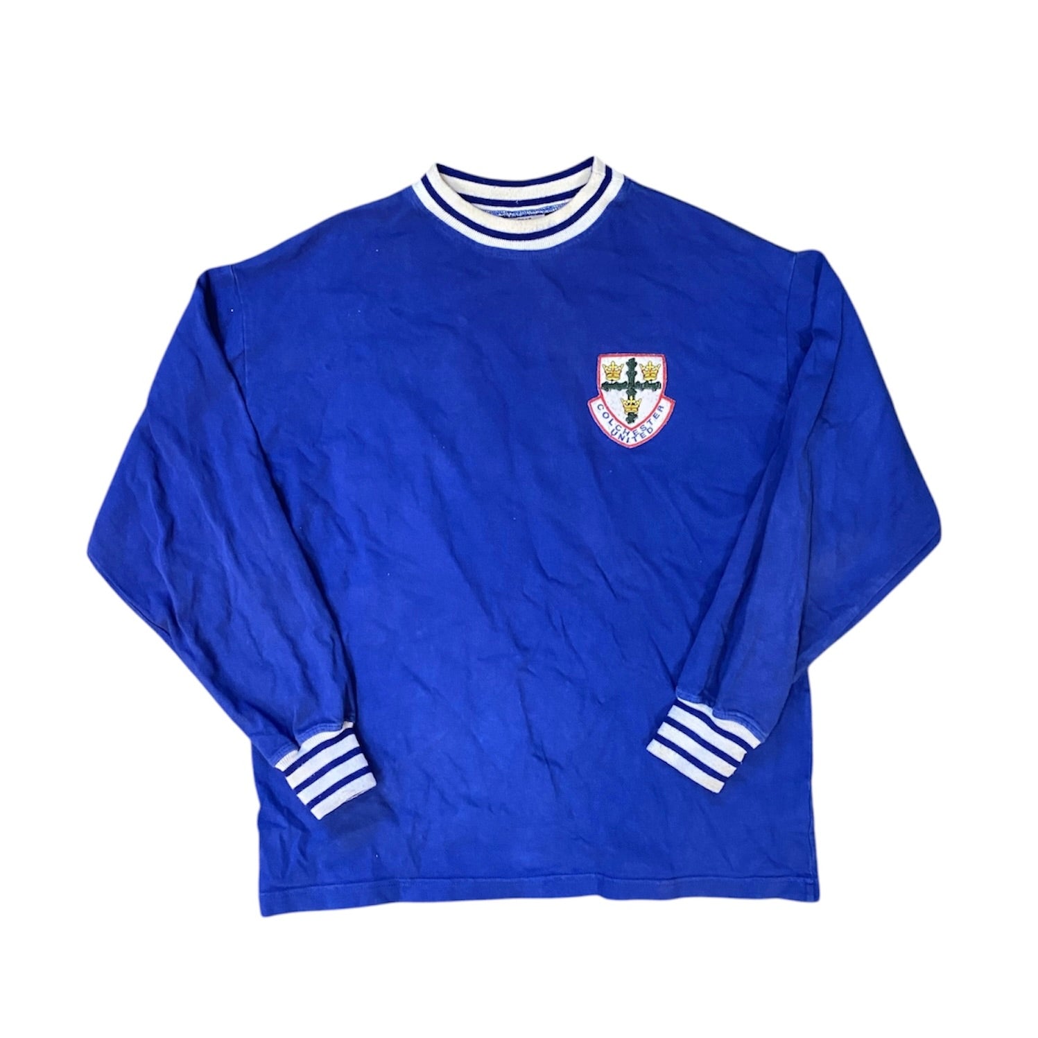 Toffs Retro Colchester United FC 70s Long Sleeve Jersey