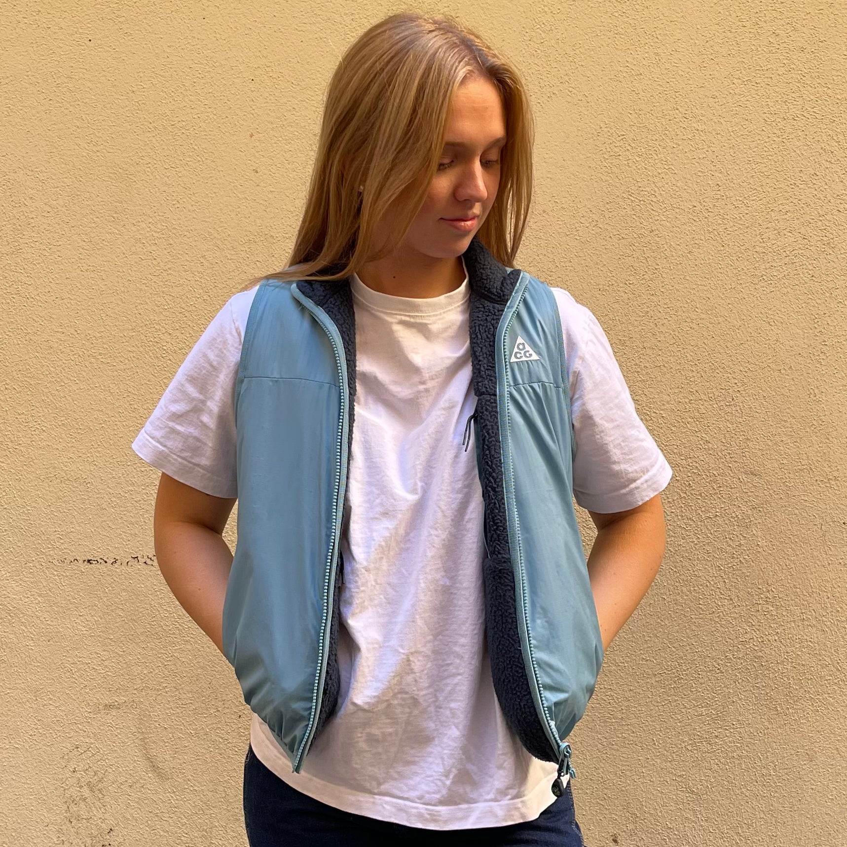Nike Blue ACG Reversible Vest (Youth)