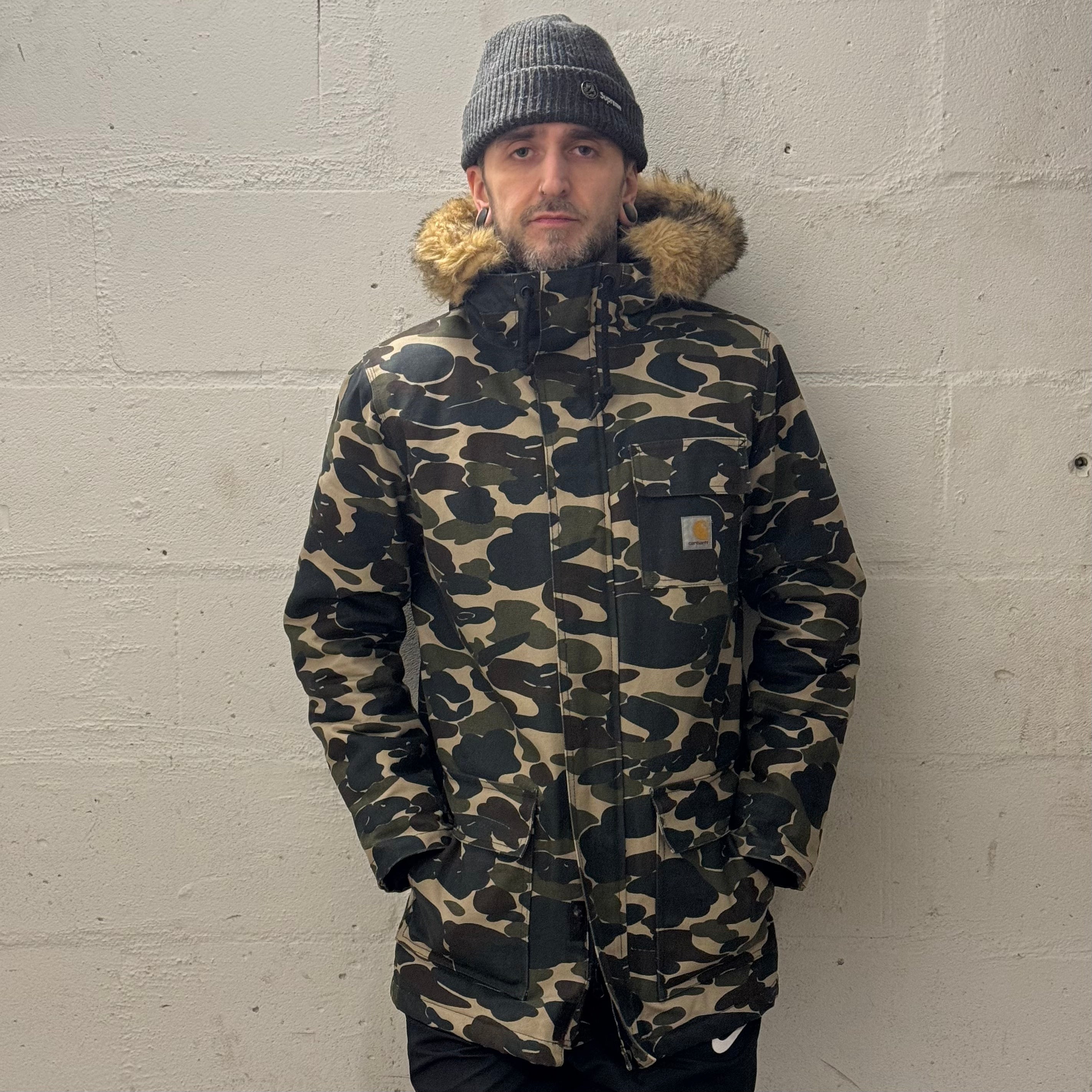 Carhartt clearance camo parka