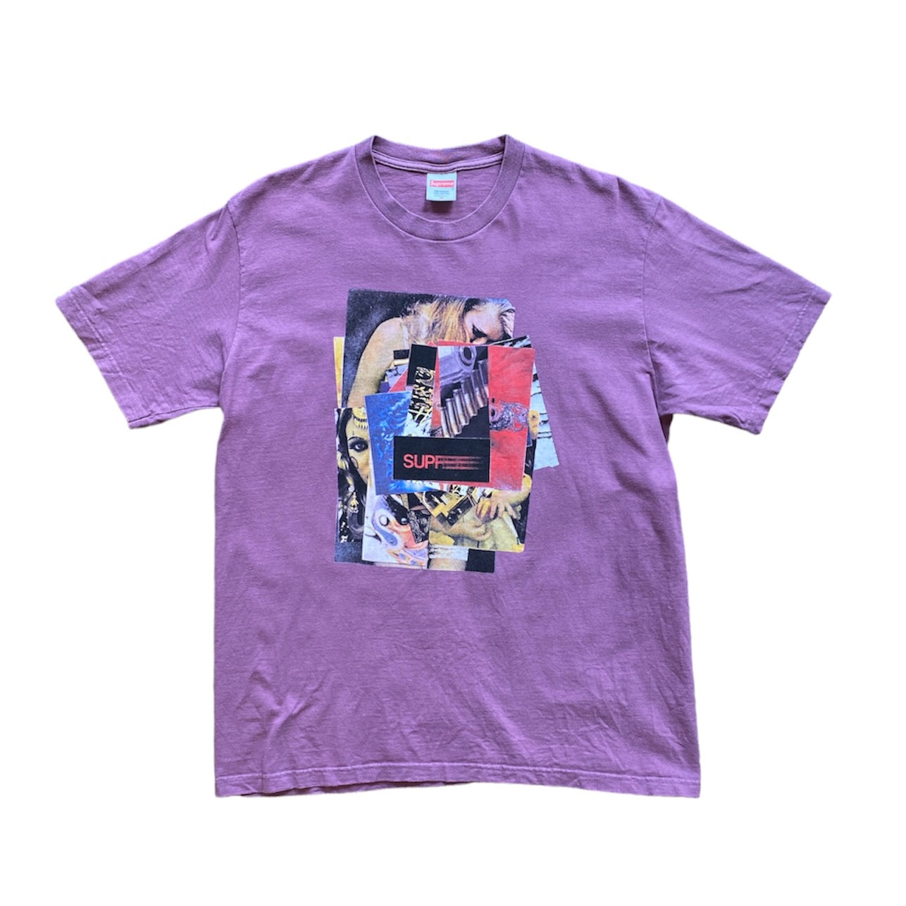 Supreme FW21 Stack Plum Tshirt