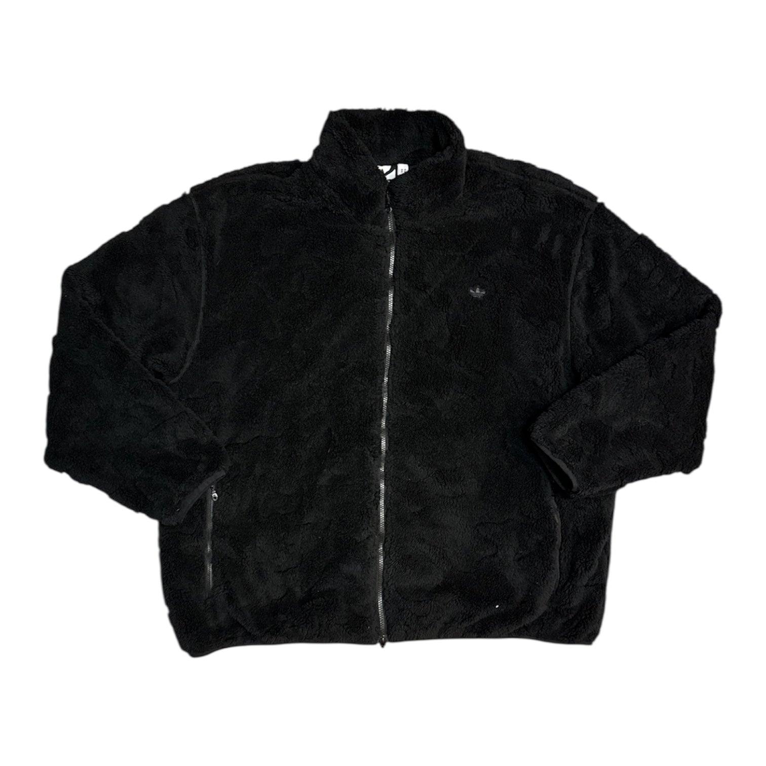 Adidas Adventure Black Camo Fleece Full Zip Jacket