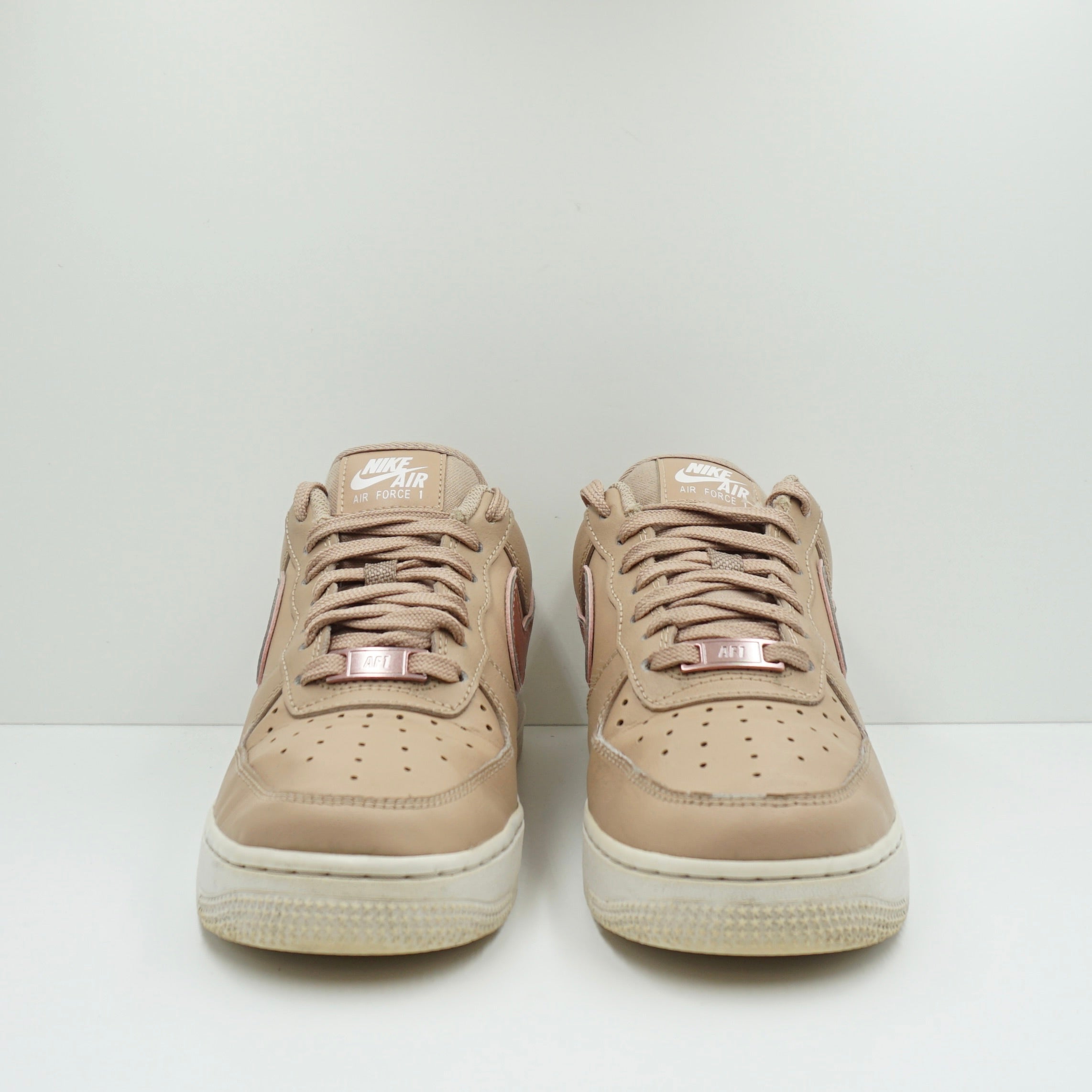 Nike Air Force 1 '07 Tan Metallic Rose Gold (W)