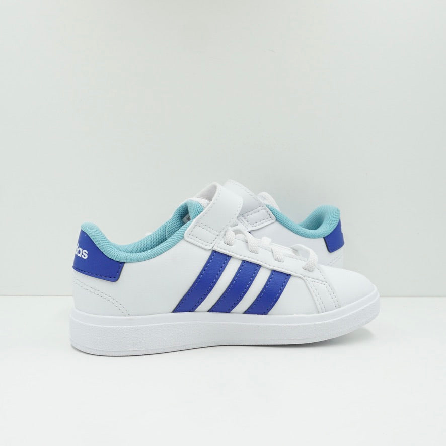 Adidas Grand Court 2.0 White Blue Toddler