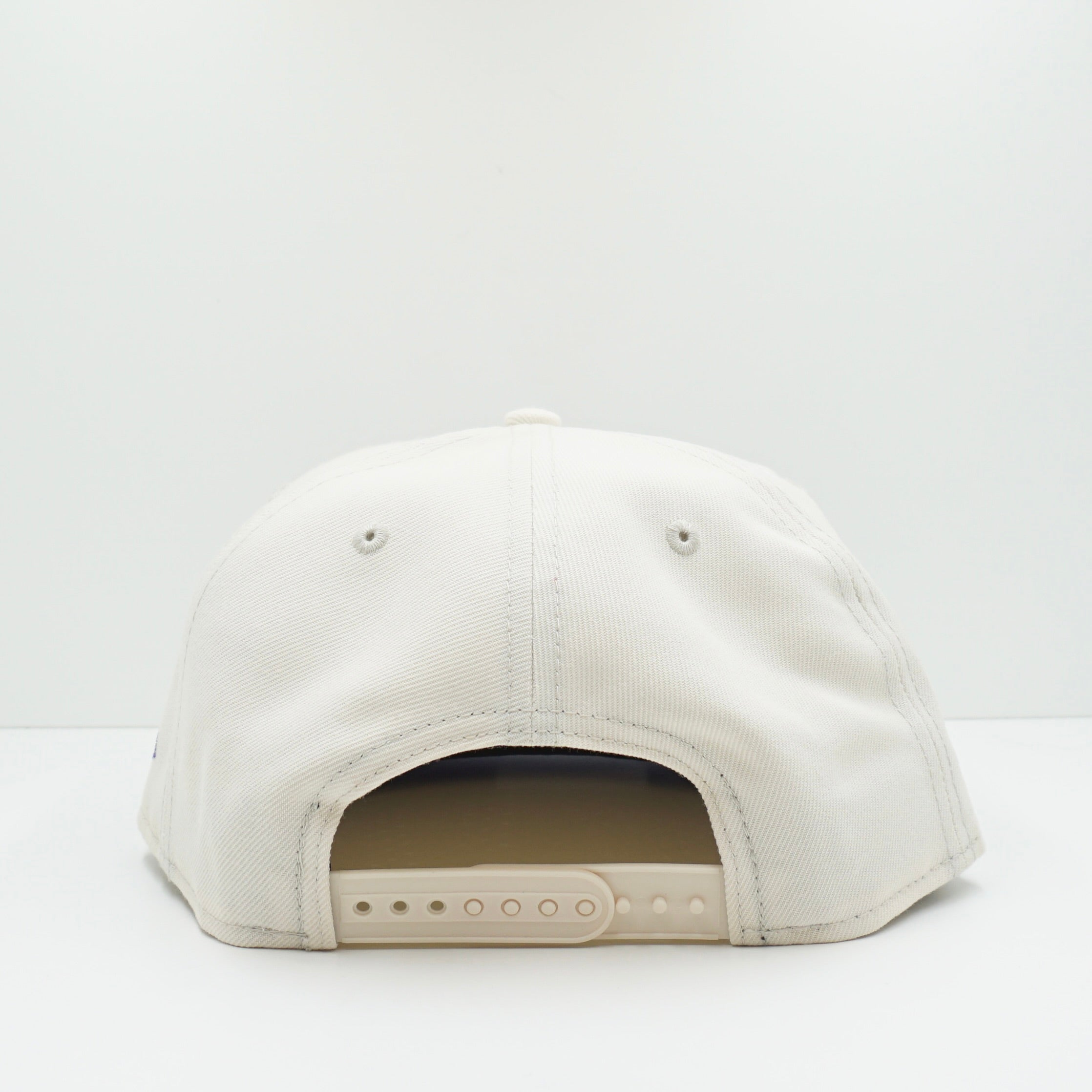 New Era Los Angeles Lakers Cream Purple Snapback Cap