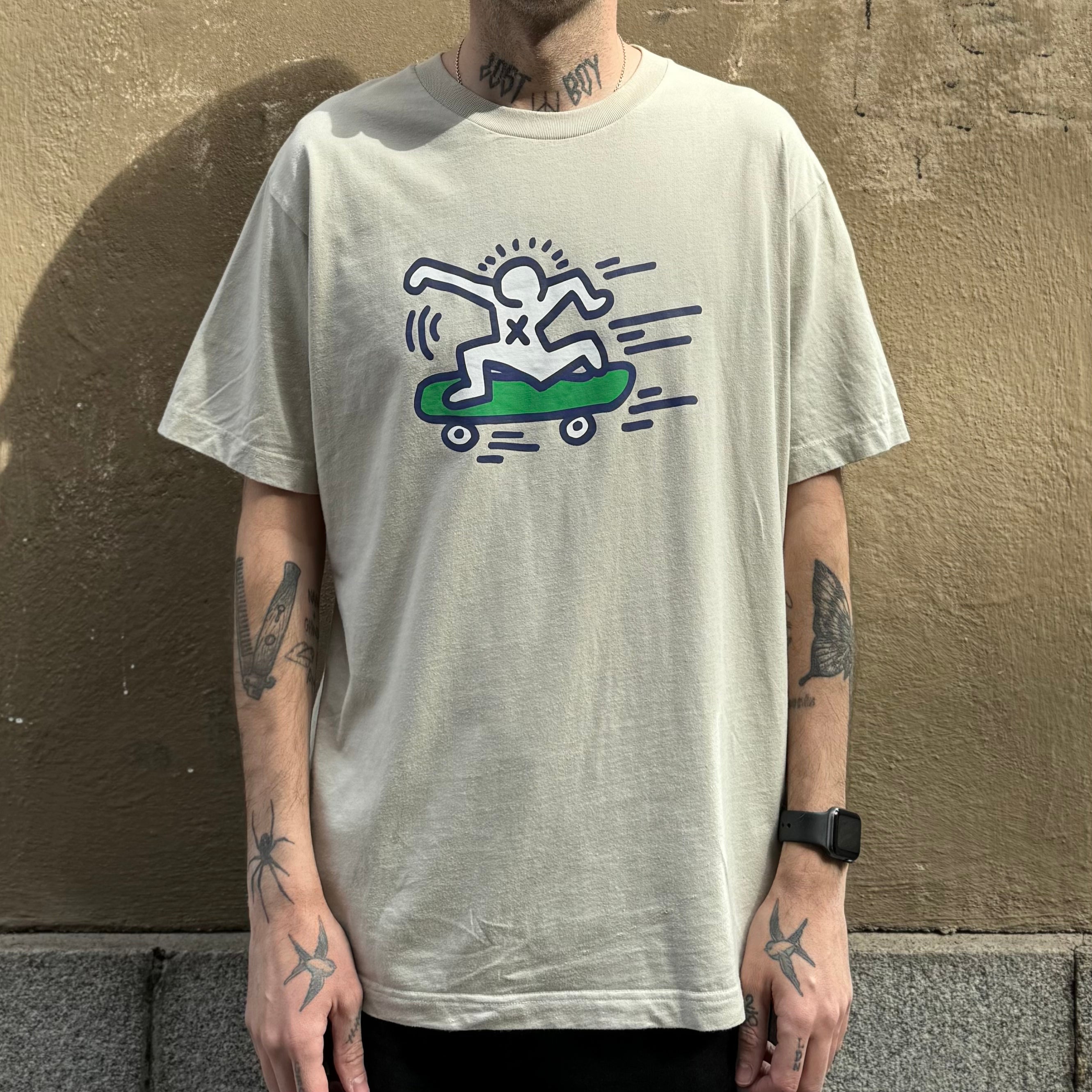 Uniqlo x Keith Haring UT Archive Skater Beige Tshirt