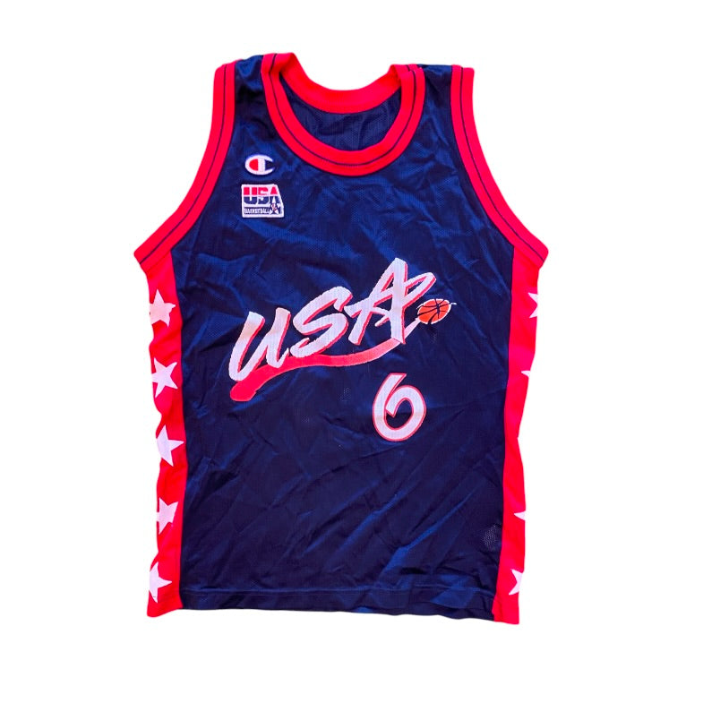 Champion USA Penny Hardaway #6 Basketball Jersey (Youth)