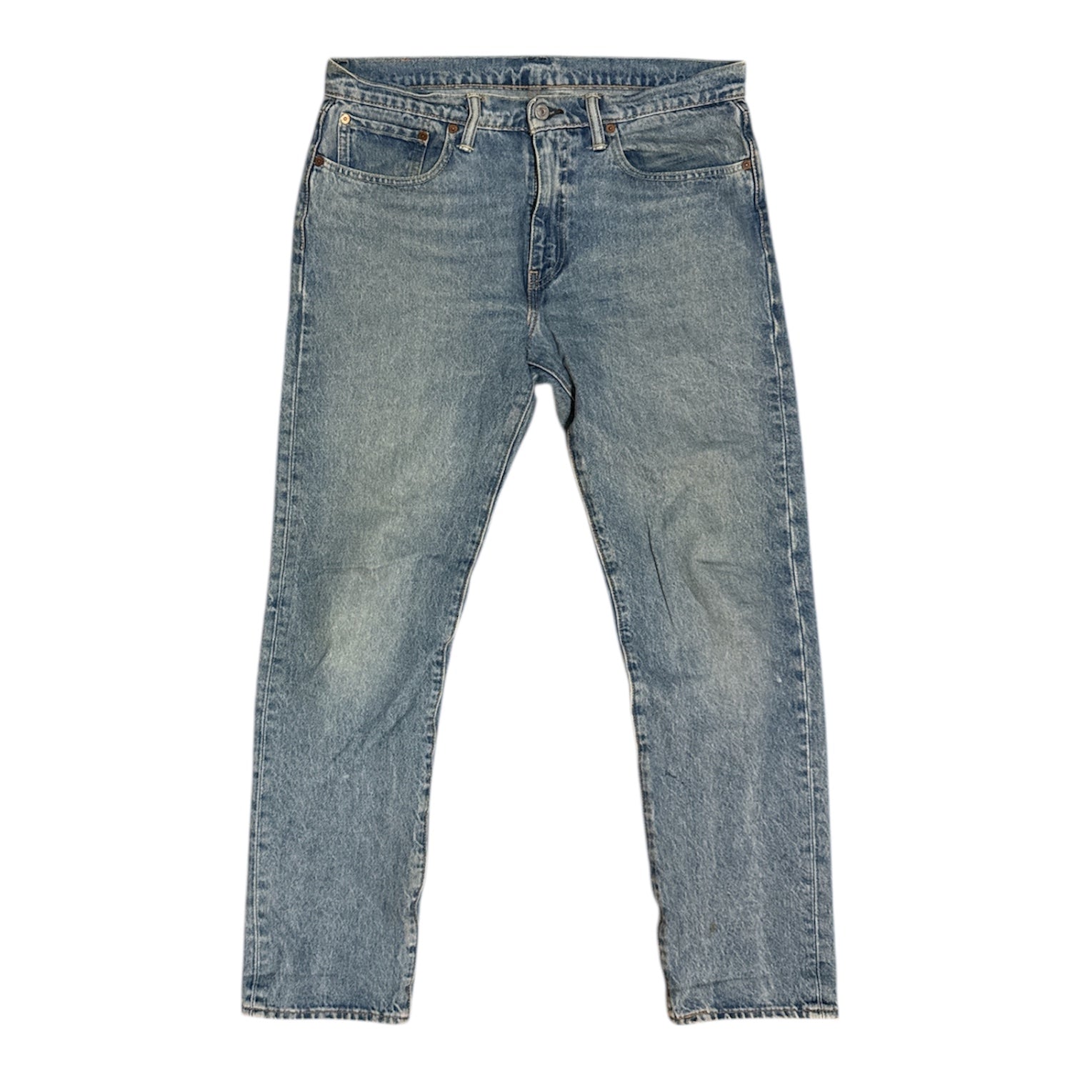 Levis 502 Taper Blue Wash Vintage Jeans