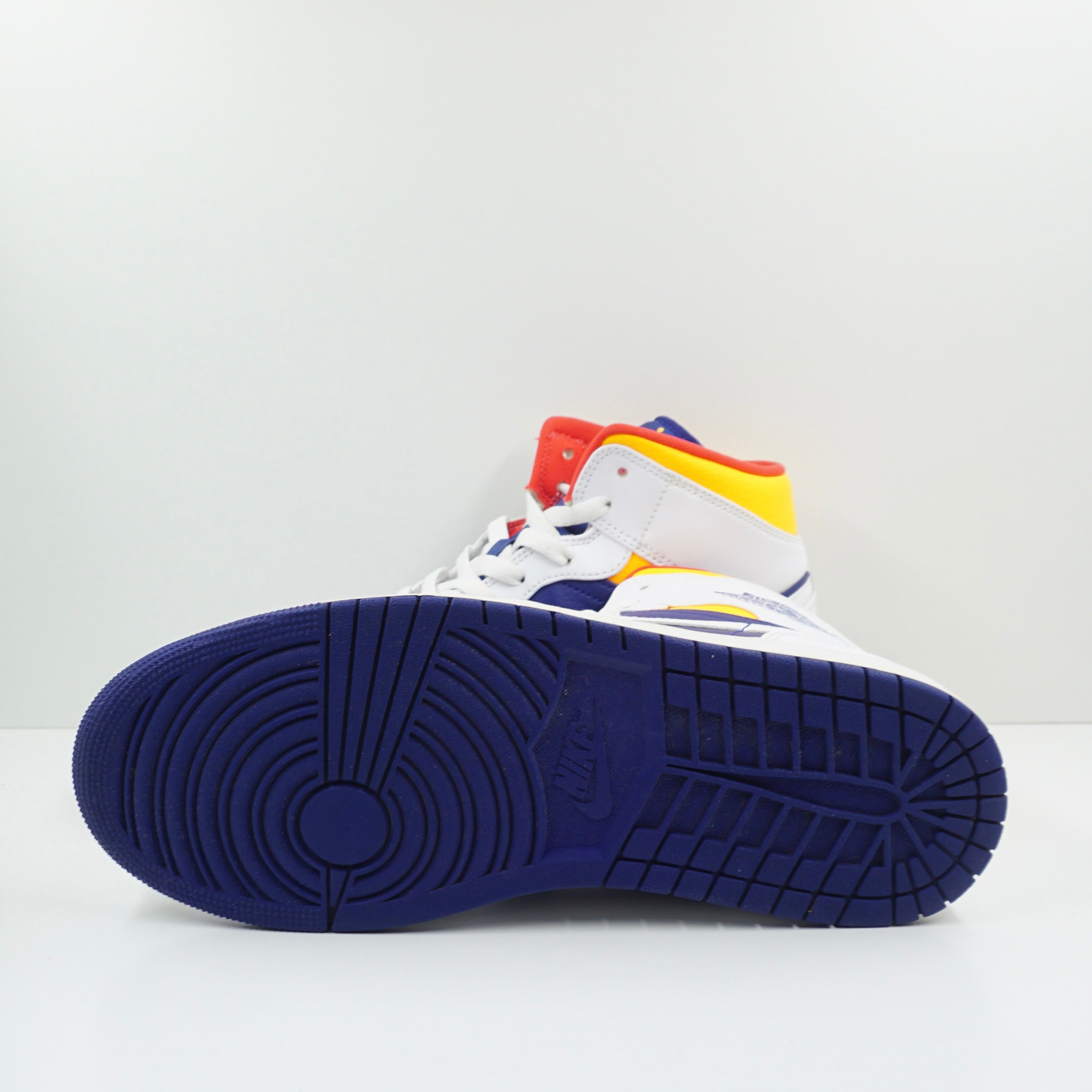 Jordan 1 Mid Royal Blue Laser Orange