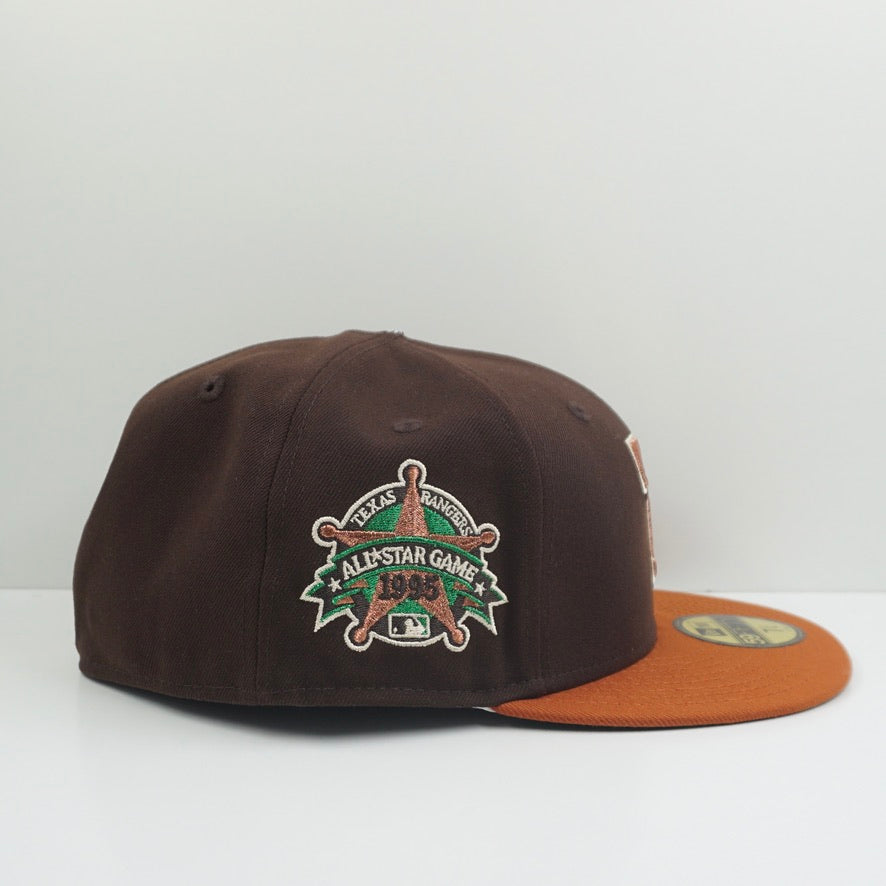 New Era Cooperstown Texas Rangers 1995 All Star Game Brown Fitted Cap