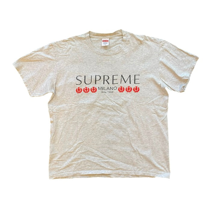 Supreme SS21 Milano Ash Grey Tshirt