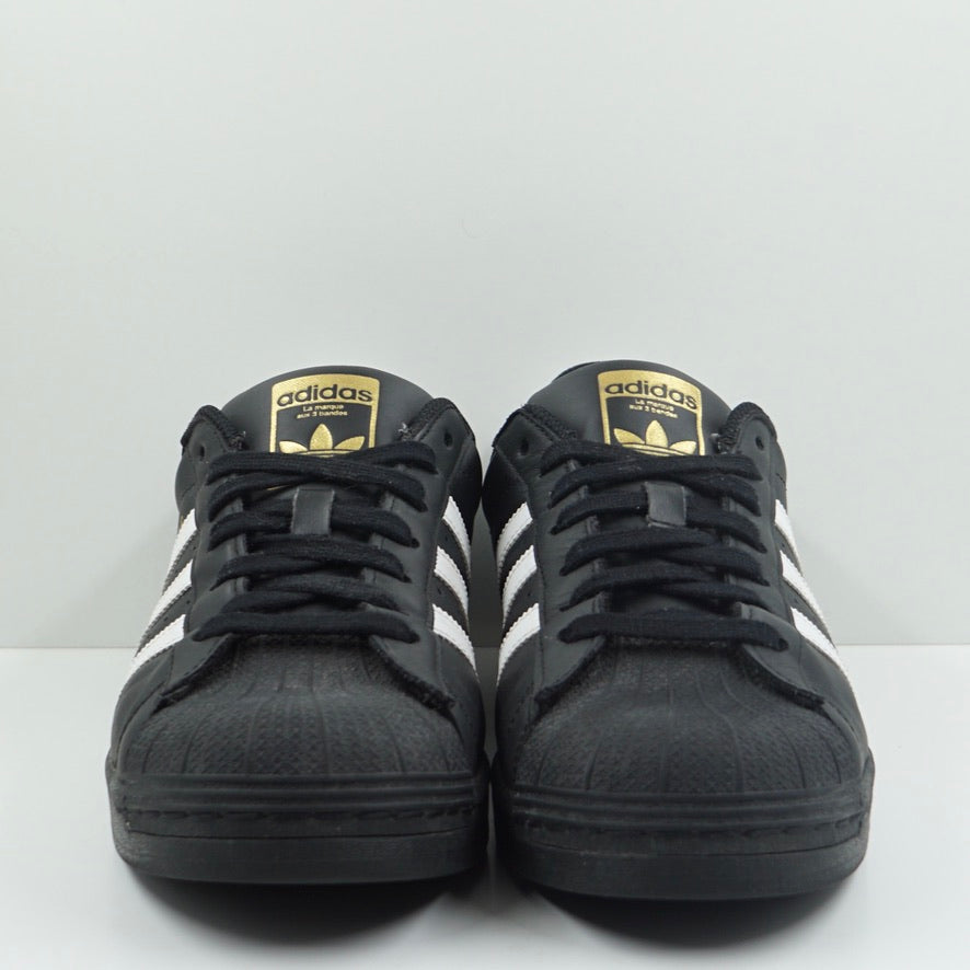 Adidas Superstar Core Black Cloud White Gold