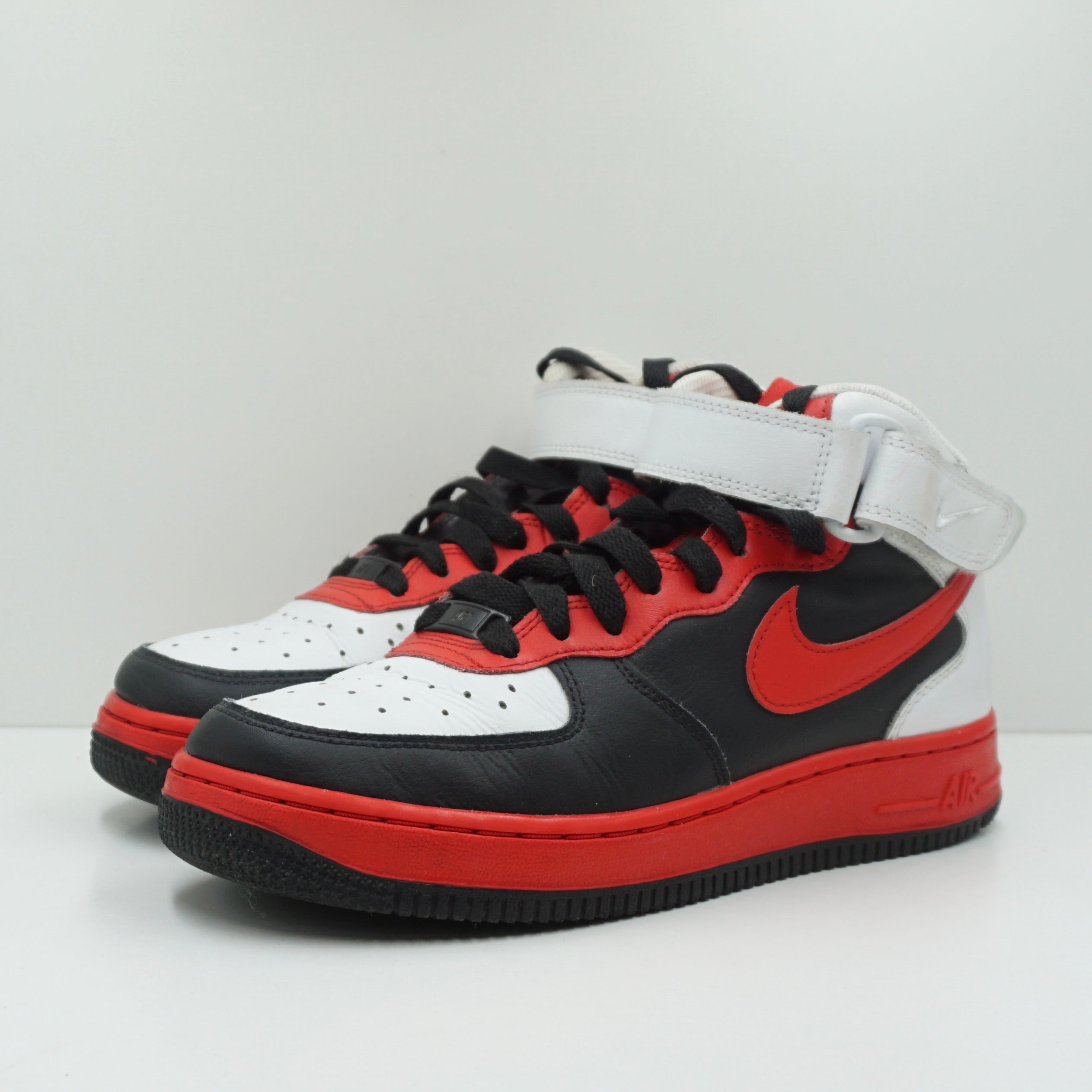 Nike Air Force 1 Mid By You Red Black White (W)