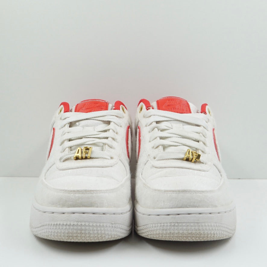 Nike Air Force 1 Low Lux White Red (W )