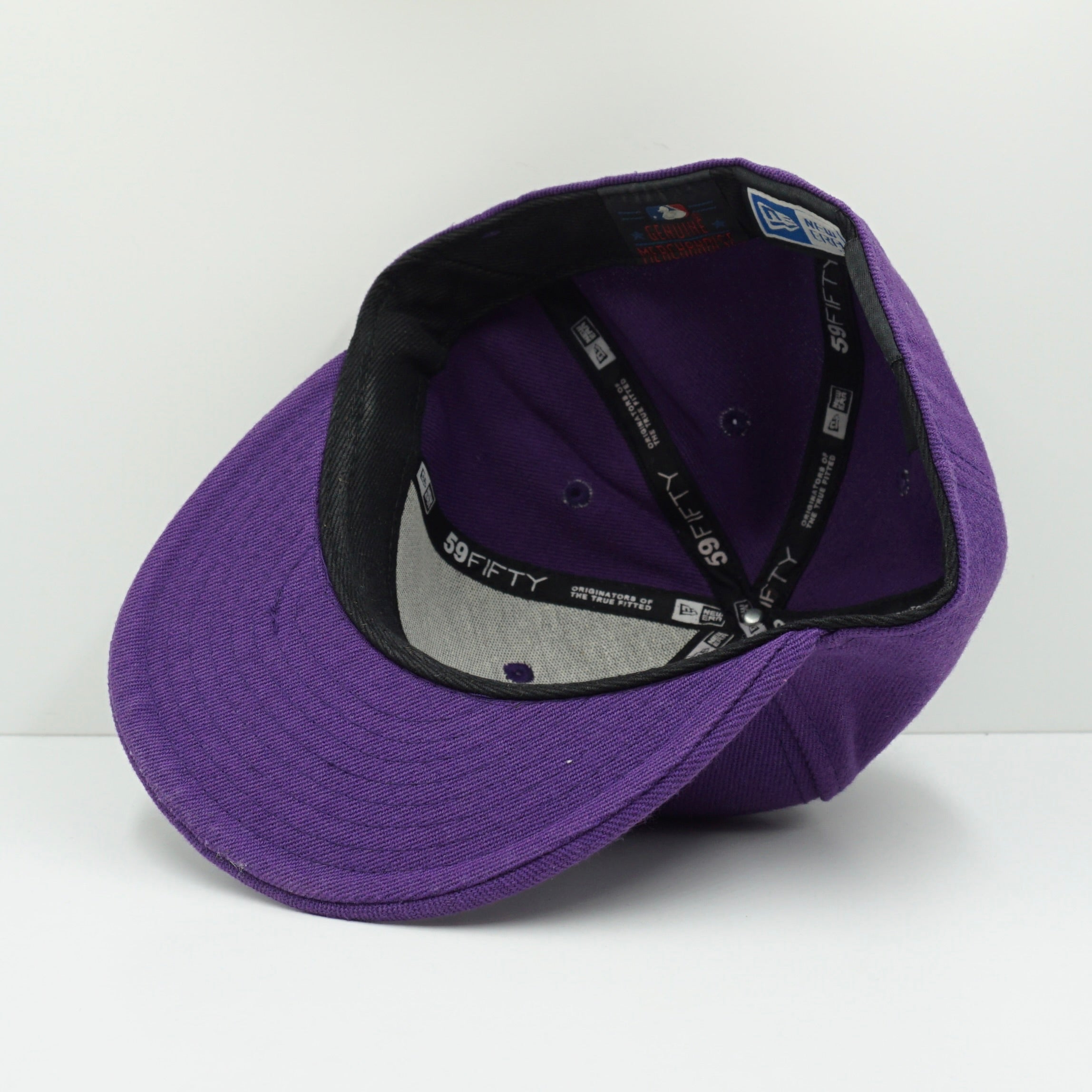 New Era Los Angeles Dodgers Purple White Fitted Cap