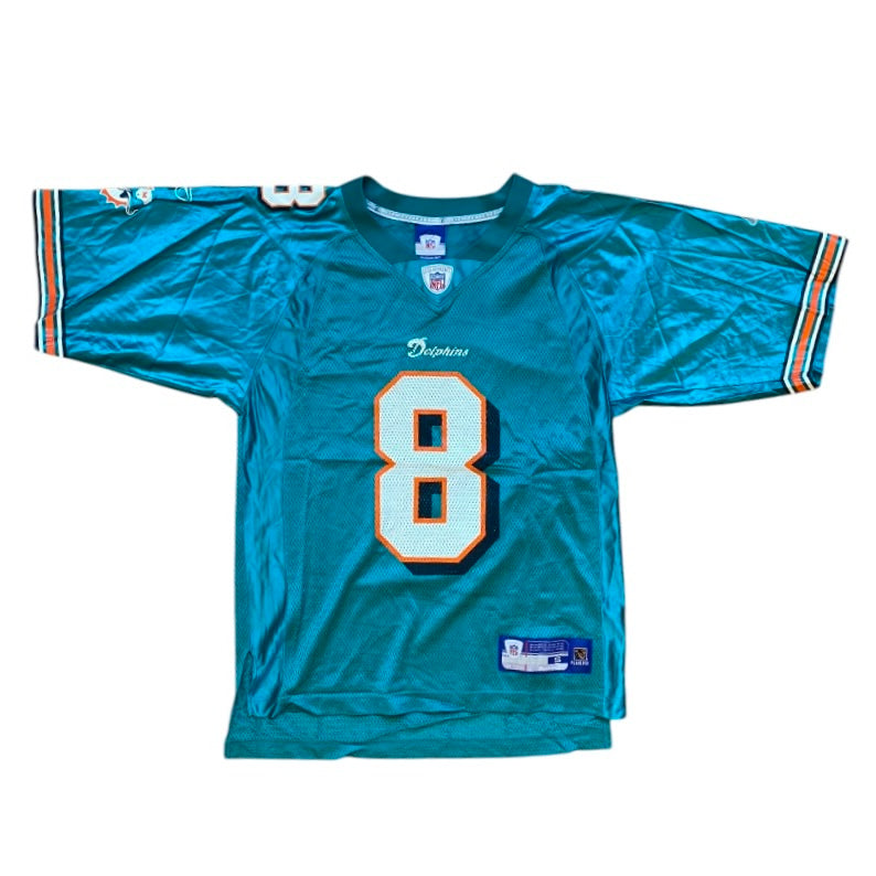 Reebok Miami Dolphins Daunte Culpepper #8 Teal NFL Jersey