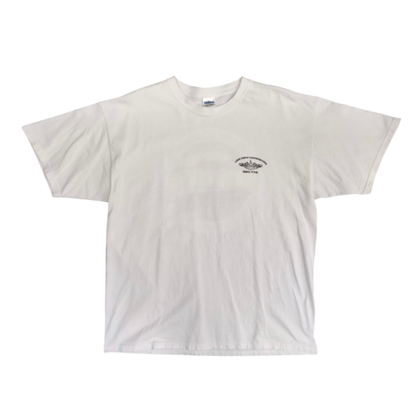 Gildan USS New Hampshire SSN 778 White Tshirt