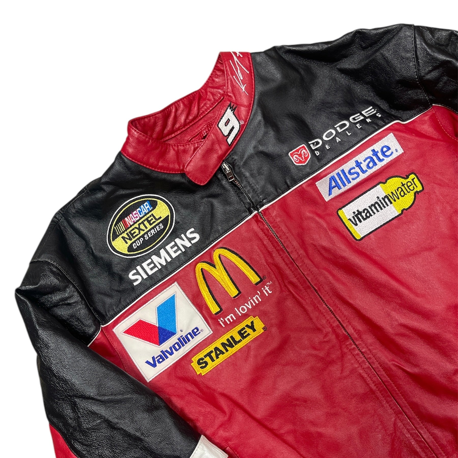 Wilson Leather #9 Dodge Nascar Leather Jacket