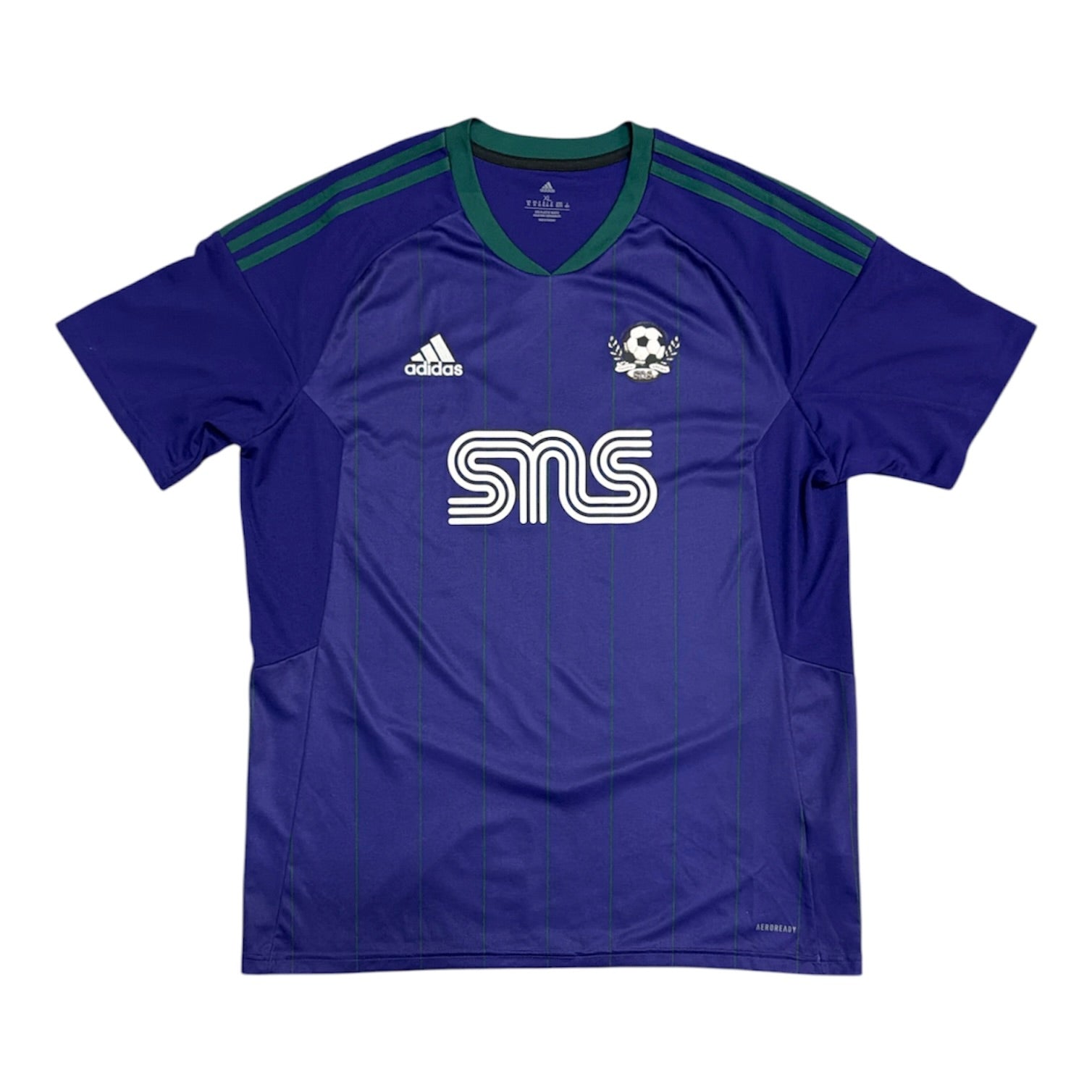 Adidas Sneakersnstuff FC Purple Green Home Football Jersey