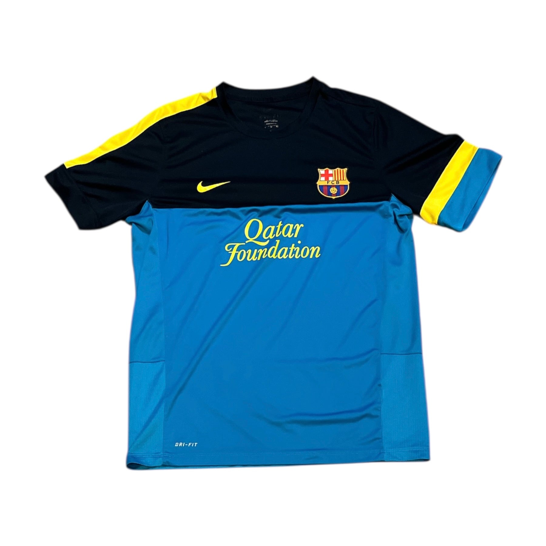 Nike FC Barcelona 2012/2013 Blue Yellow Training Football Jersey