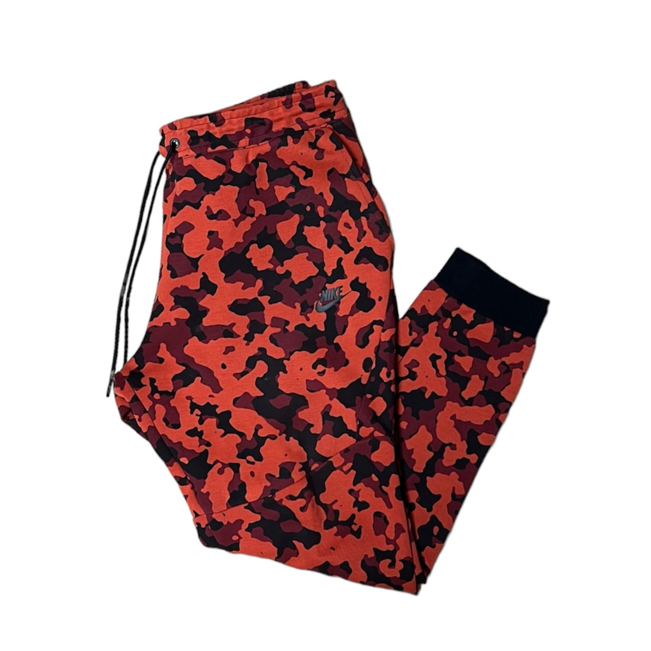 Nike Sportswear Tech Fleece Red Camo Hoodie Pants Set