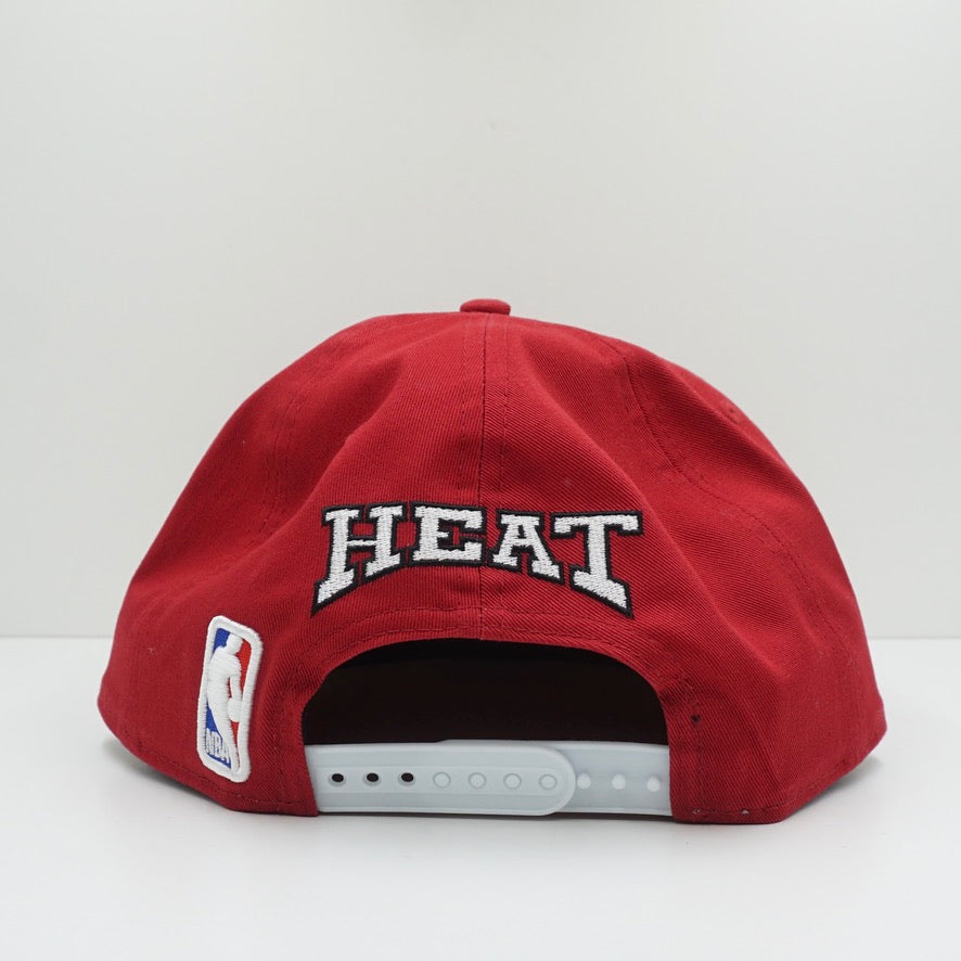 Miami Heat Red Snapback Cap