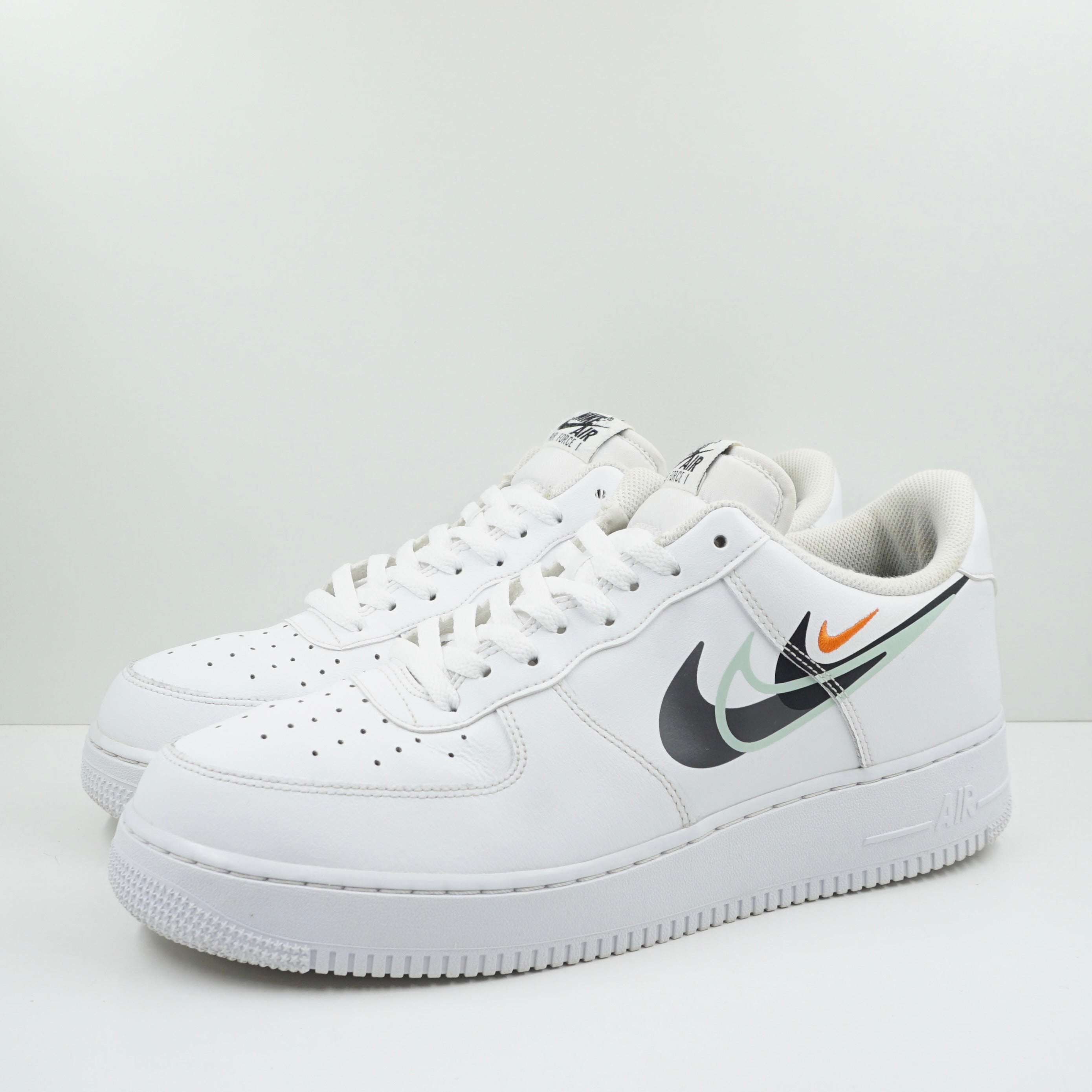 Nike Air Force 1 Low '07 Multi Swoosh White Black