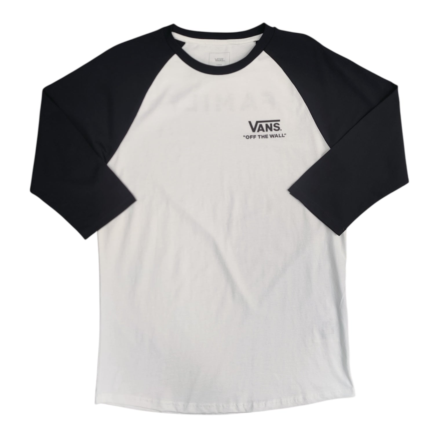 Vans White White Half Sleeve Tshirt