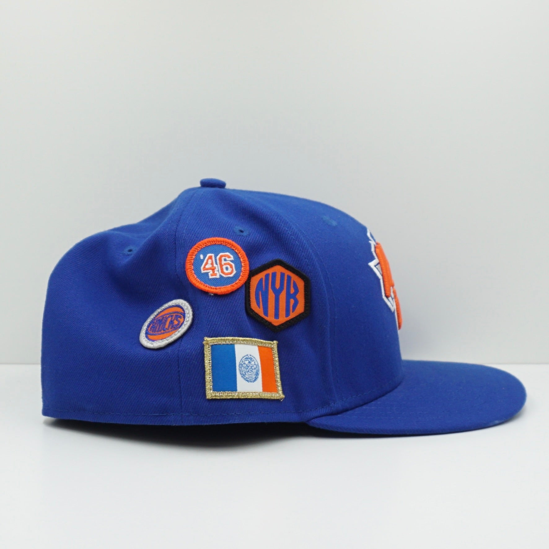 New Era New York Knicks Patches Fitted Cap