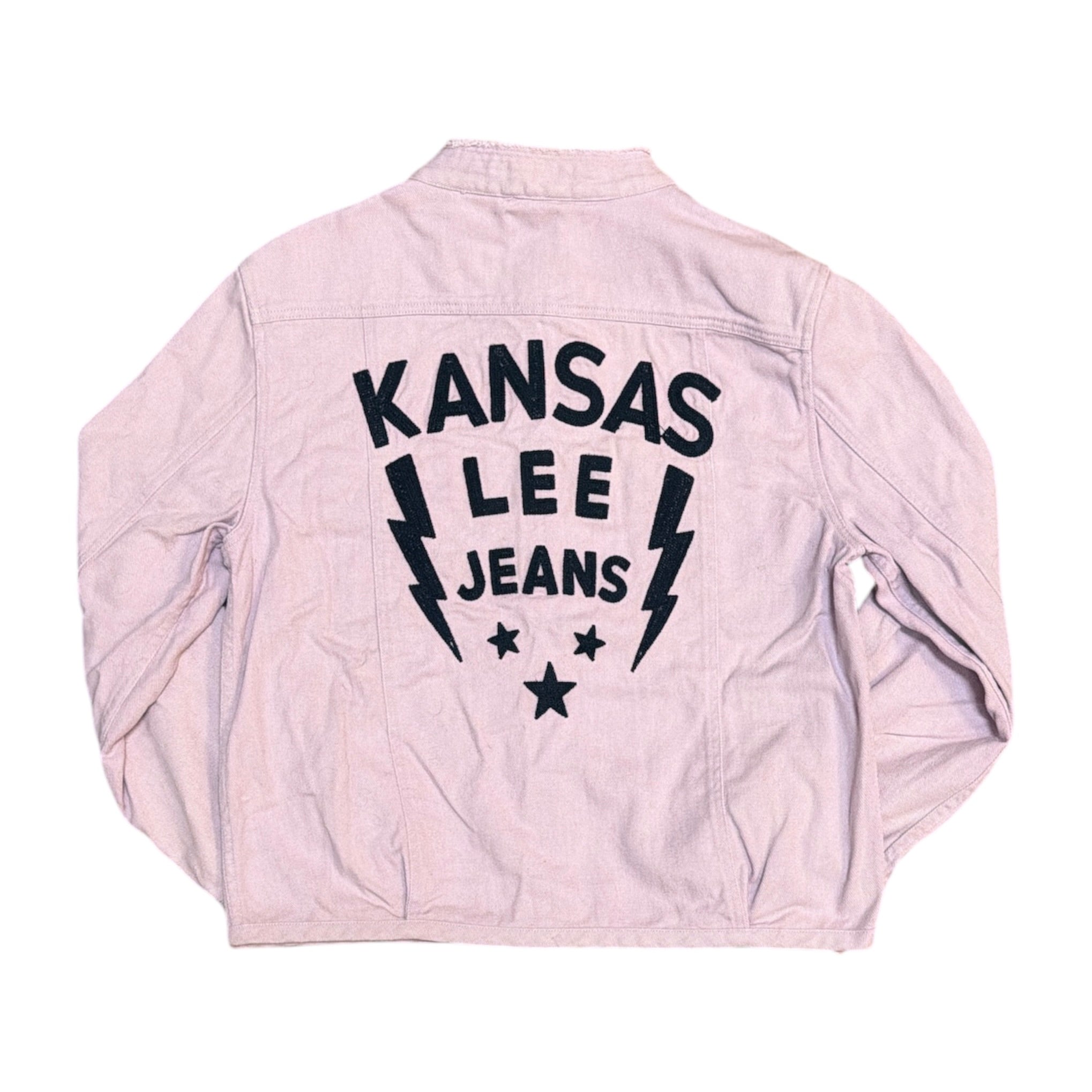 Lee Kansas Bell Sleeve Rider Pink Jean Jacket (W)