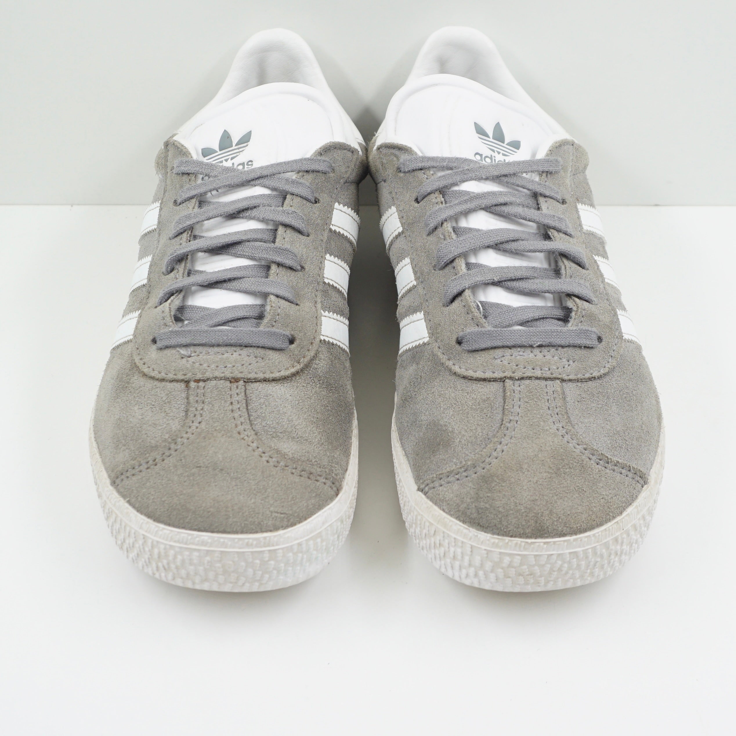 Adidas Gazelle Grey Cloud White Gold Metallic (GS)
