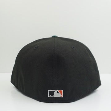 New Era Cooperstown Baltimore Orioles Black Green Fitted Cap