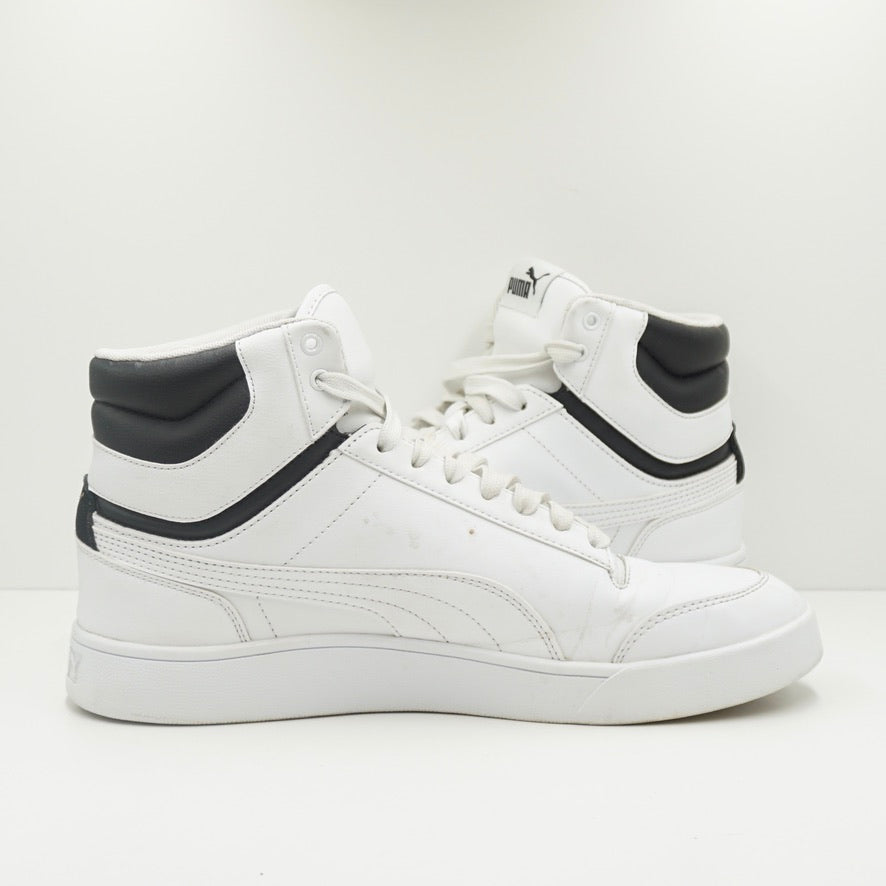 Puma Shuffle Mid White Black