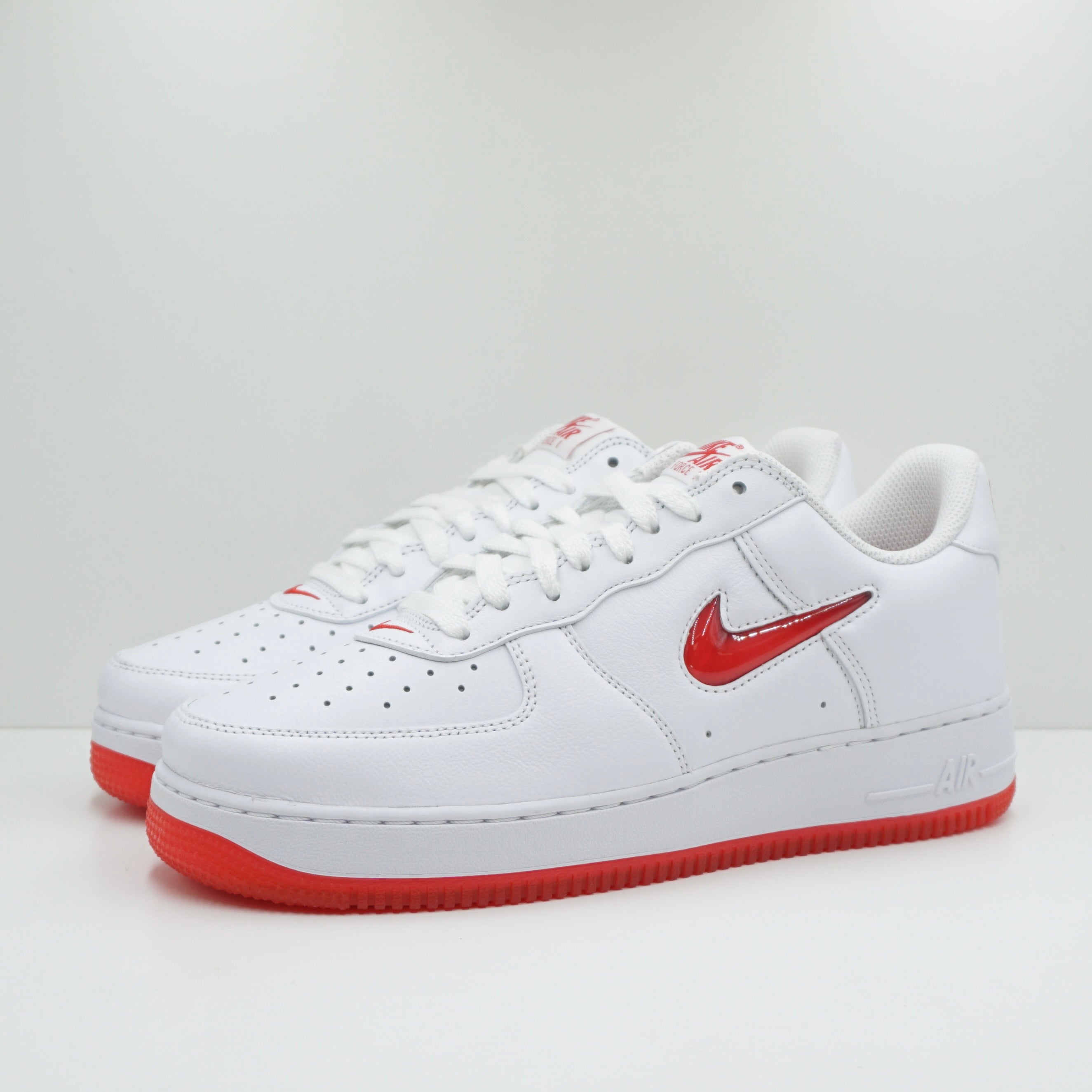 Nike Air Force 1 Low '07 Retro Color Of The Month Jewel Swoosh University Red