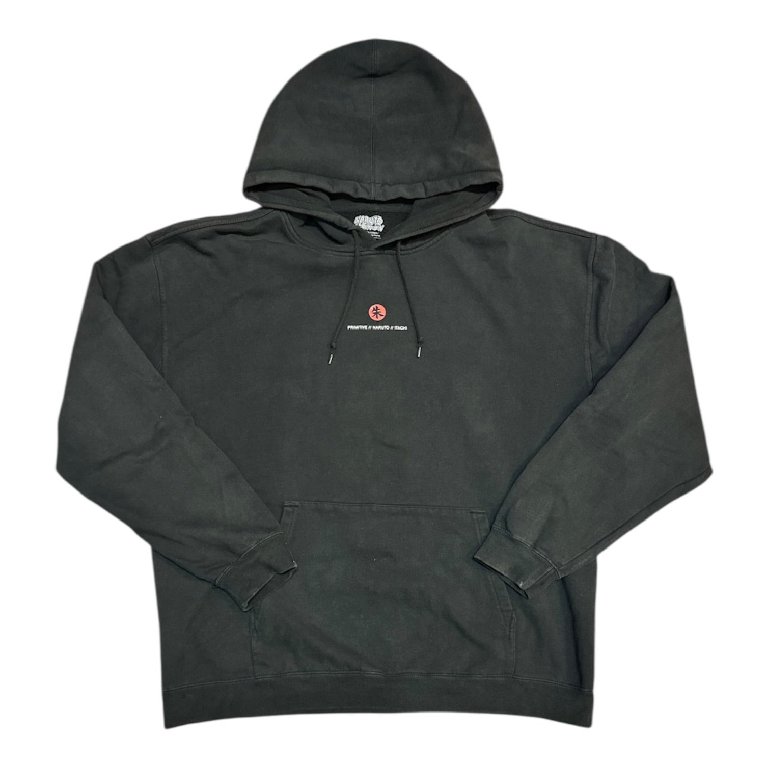 Primitive x Naruto Itachi Warning Black Hoodie