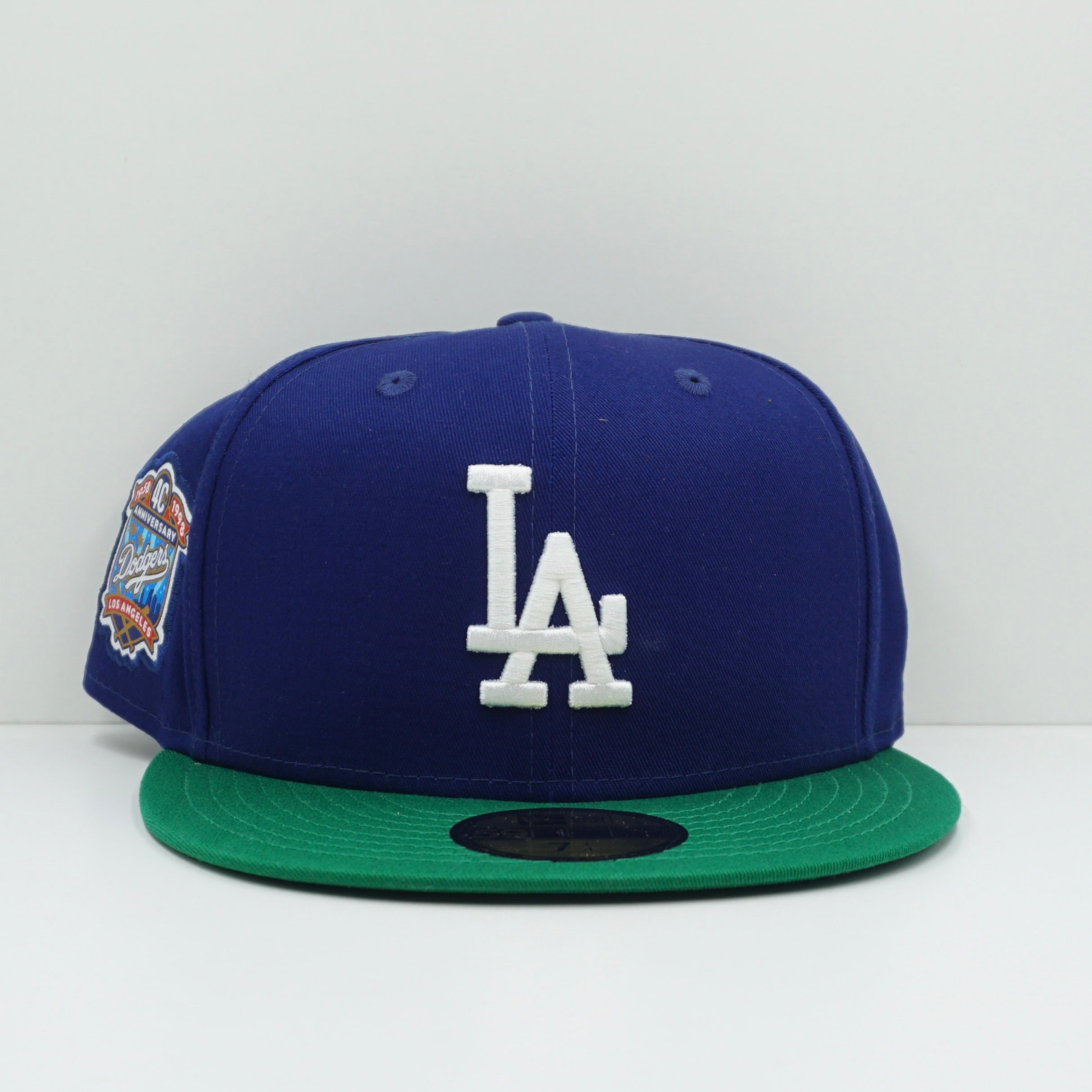 New Era Los Angeles Dodgers Blue Green Fitted Cap