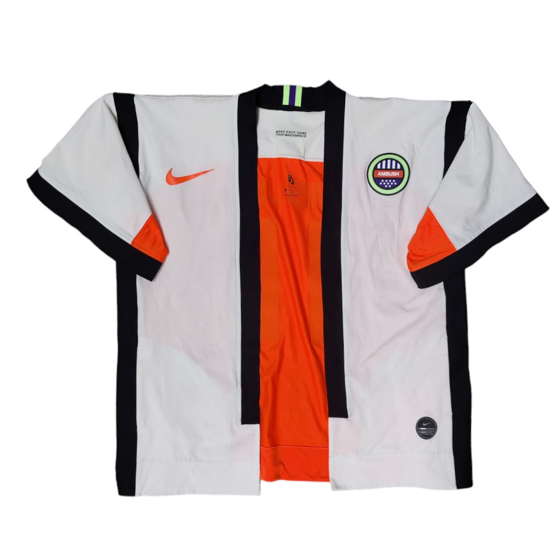Nike x Ambush Numbering Top Sz S Kimono Jacket Robe