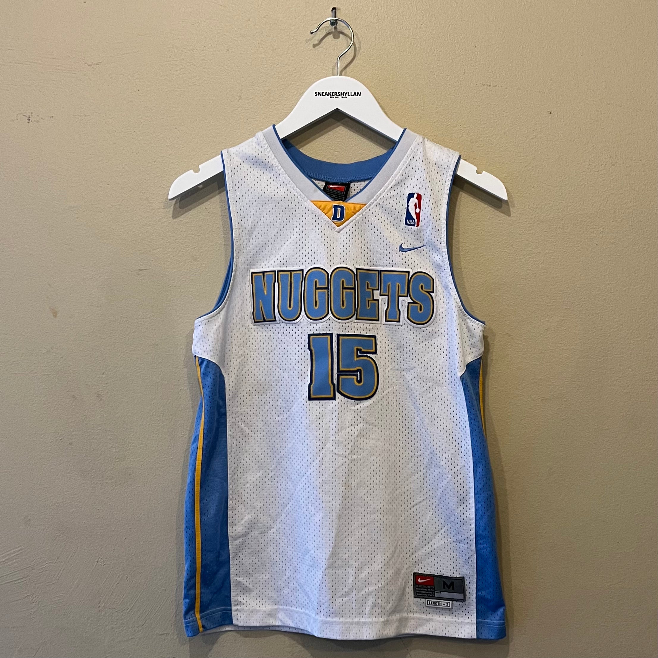 Nike Denver Nuggets Anthony #15 White Basketball Jersey (Youth)