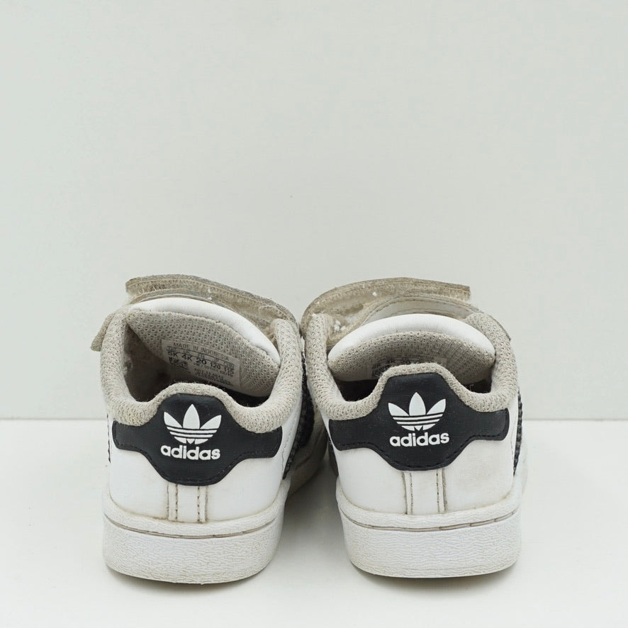 Adidas Superstar Strap Cloud White Core Black Toddler