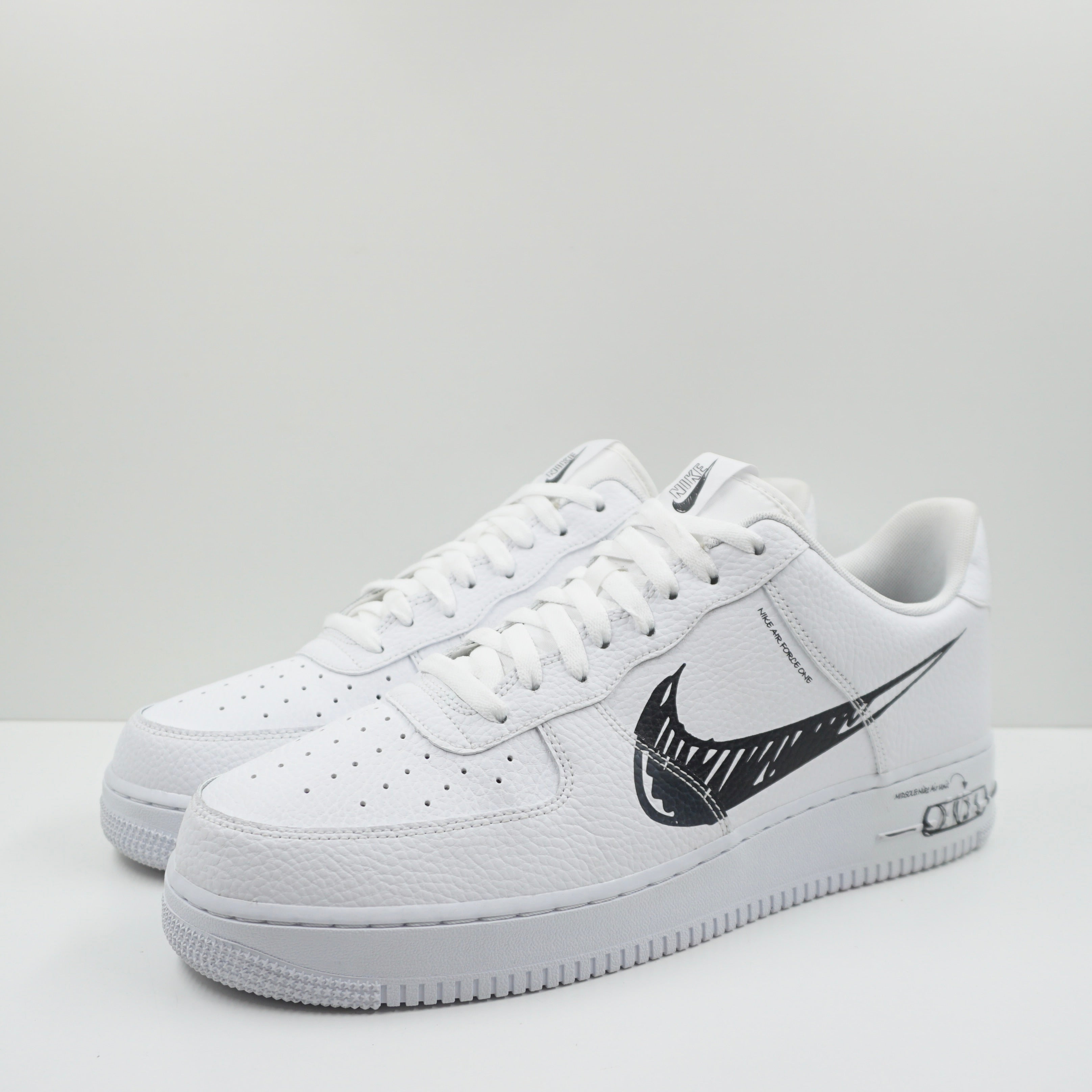 Nike Air Force Low Sketch White Black - Main Image
