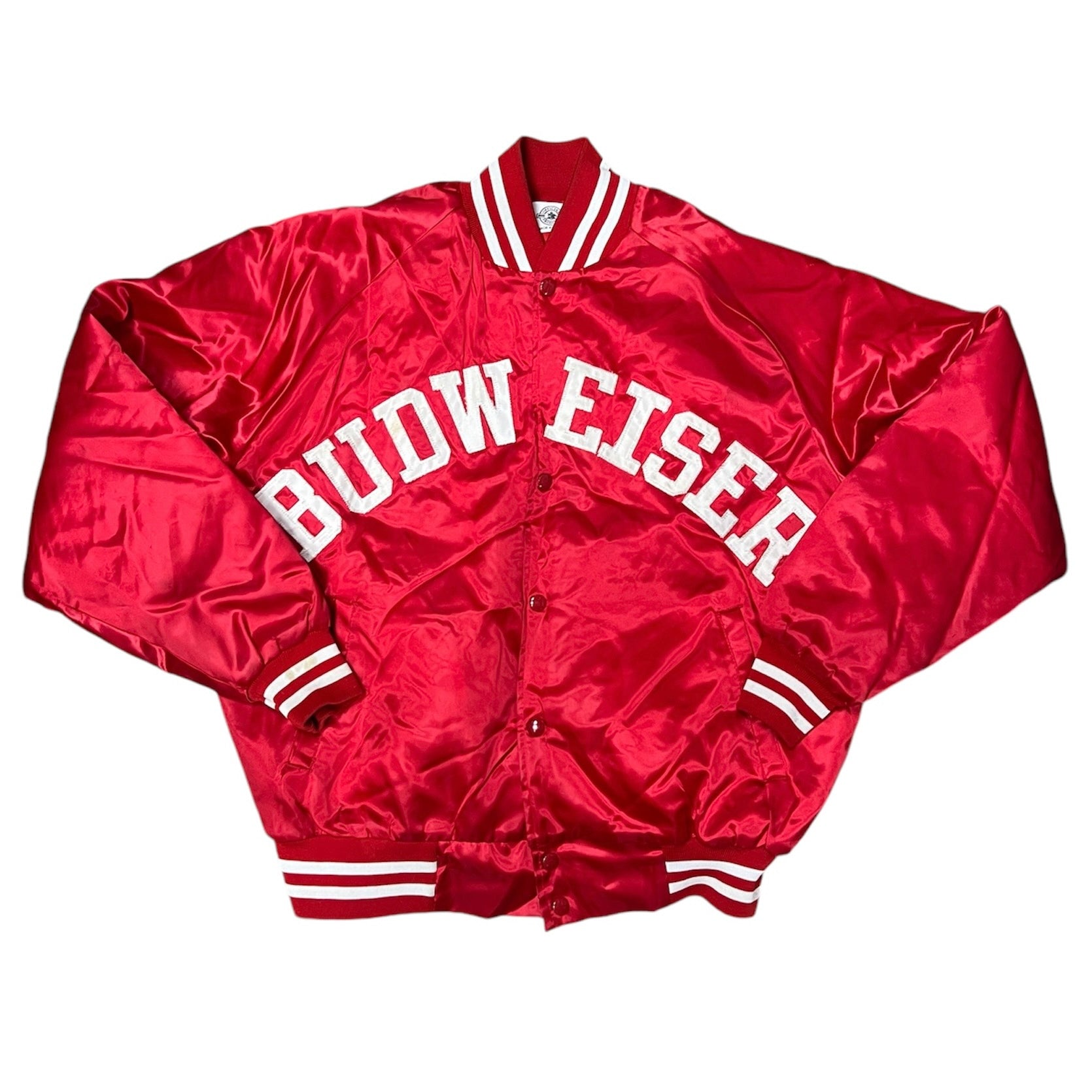 Budweiser Satin Jacket Red