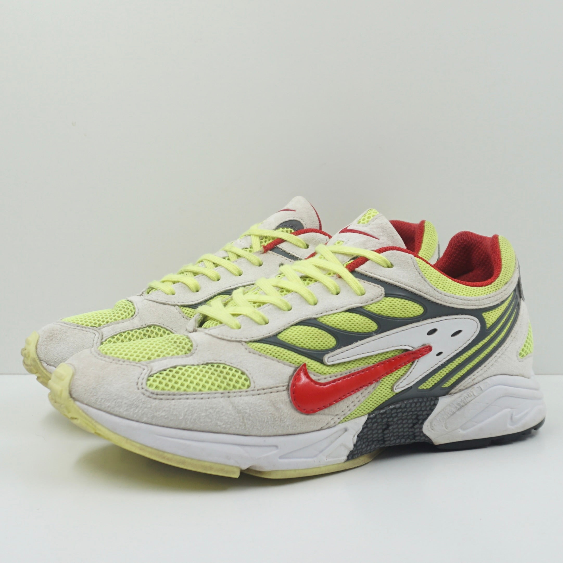 Nike Air Ghost Racer White Atom Red Neon Yellow