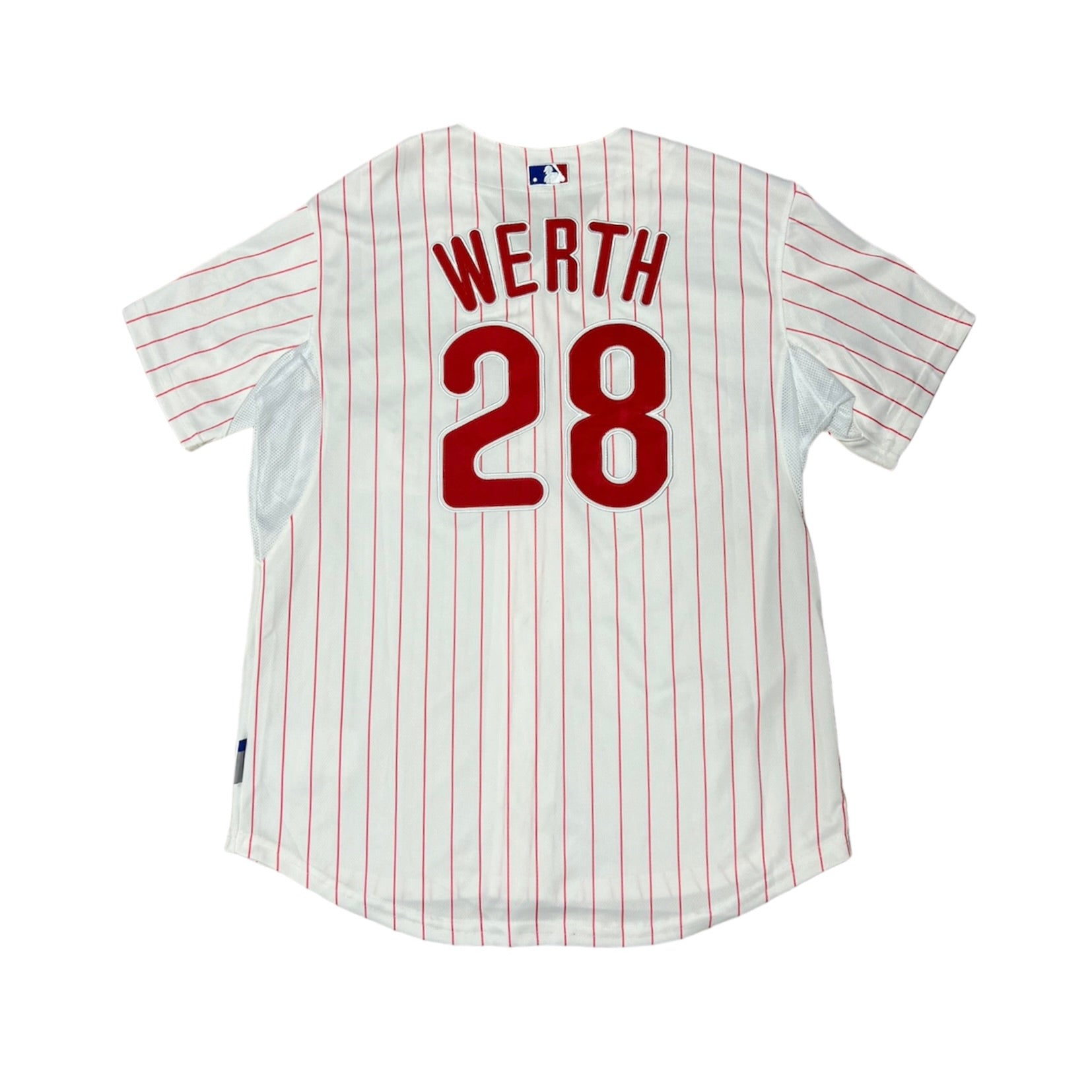 Majestic Philadelphia Phillies Werth Worlds Series MLB Baseball Jersey