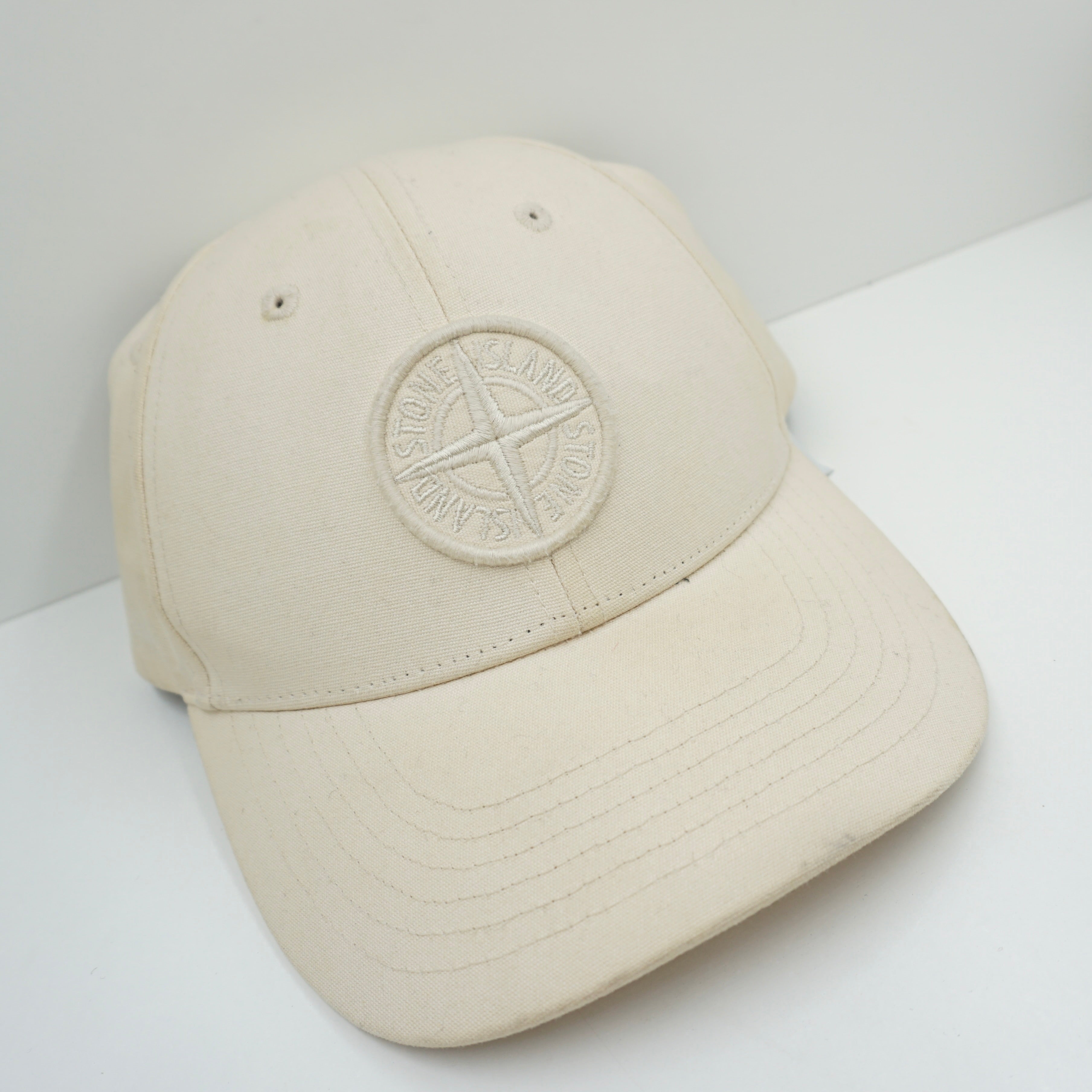 Stone Island Beige Adjustable Cap