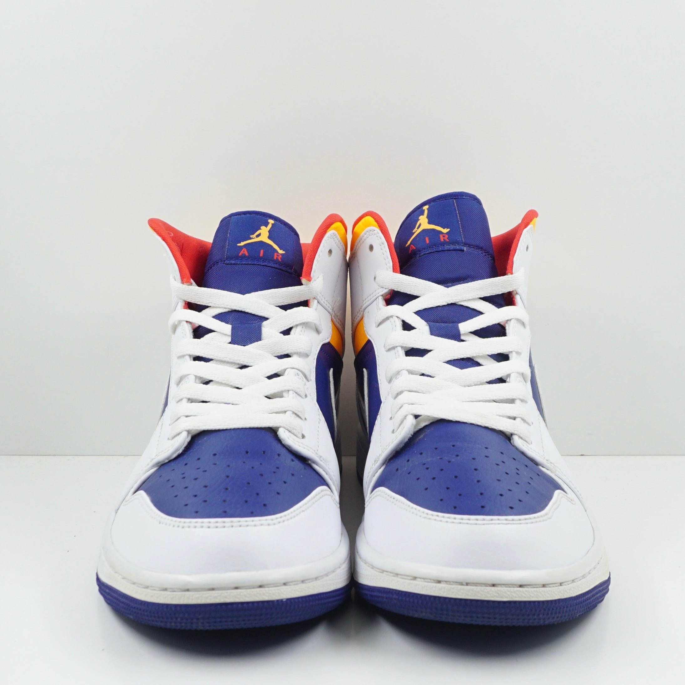 Jordan 1 Mid Royal Blue Laser Orange