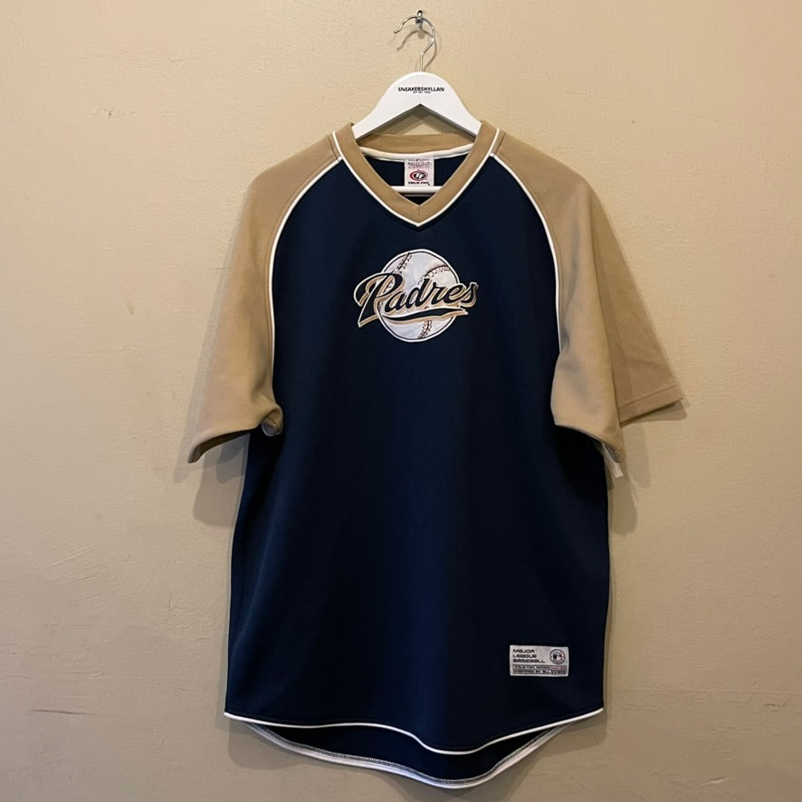 True Fan San Diego Padres MLB Navy Baseball Shirt